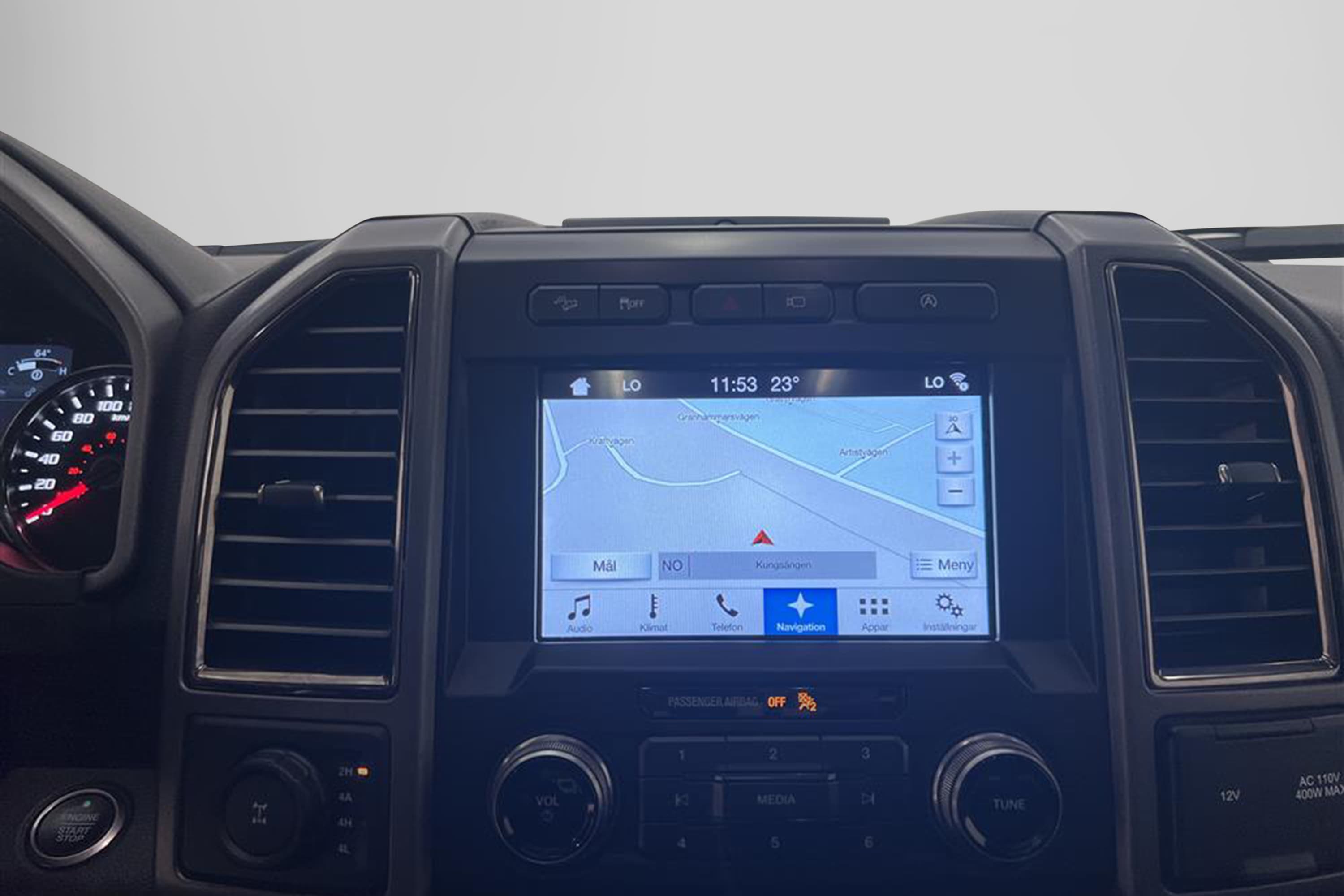 Ford F150 Raptor 456Hk Panorama B&O Navi Drag Moms interiör