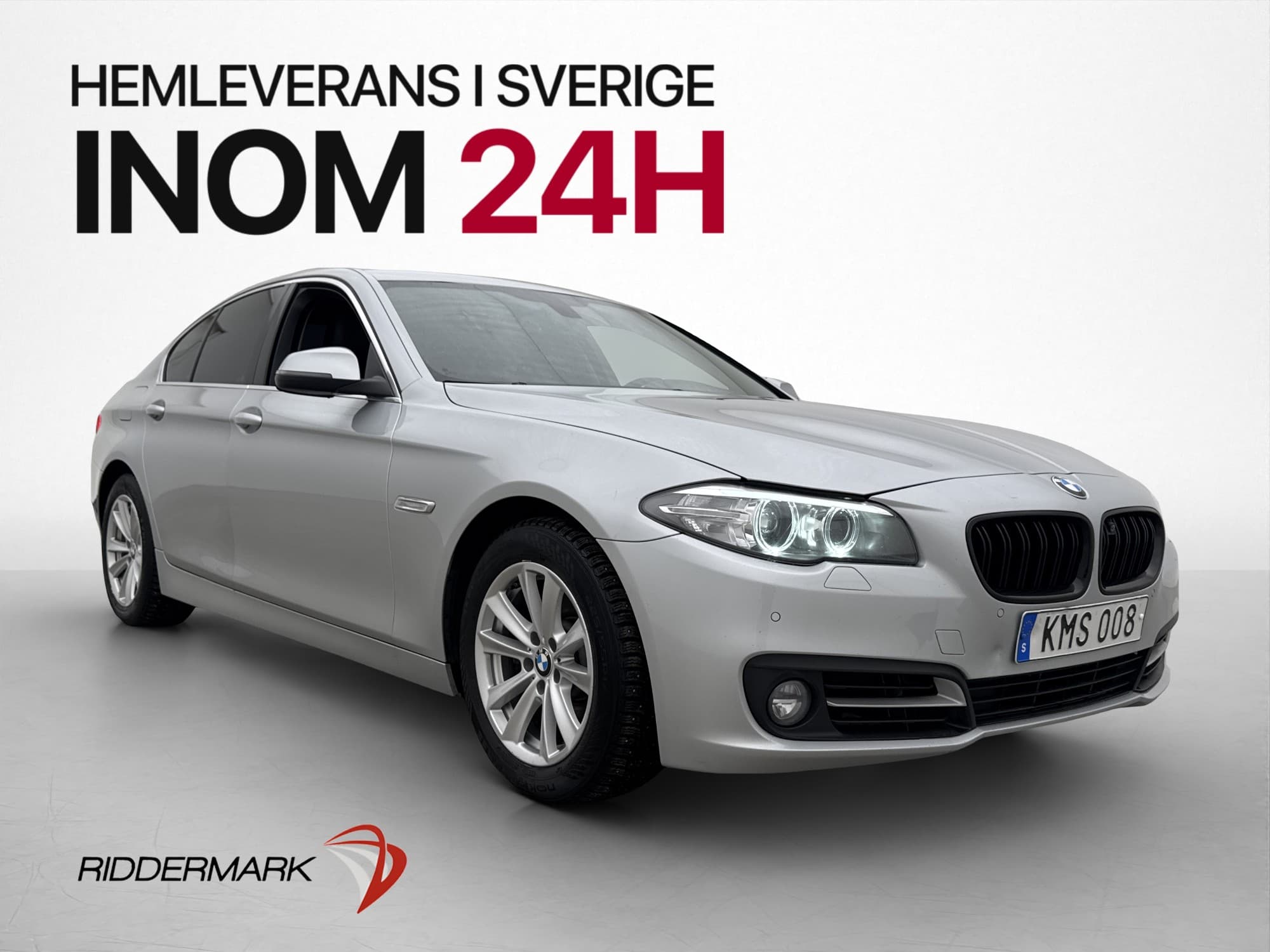 BMW 520d xDrive 190hk Sedan Hifi Skinn Navi P-Sensorer Drag
