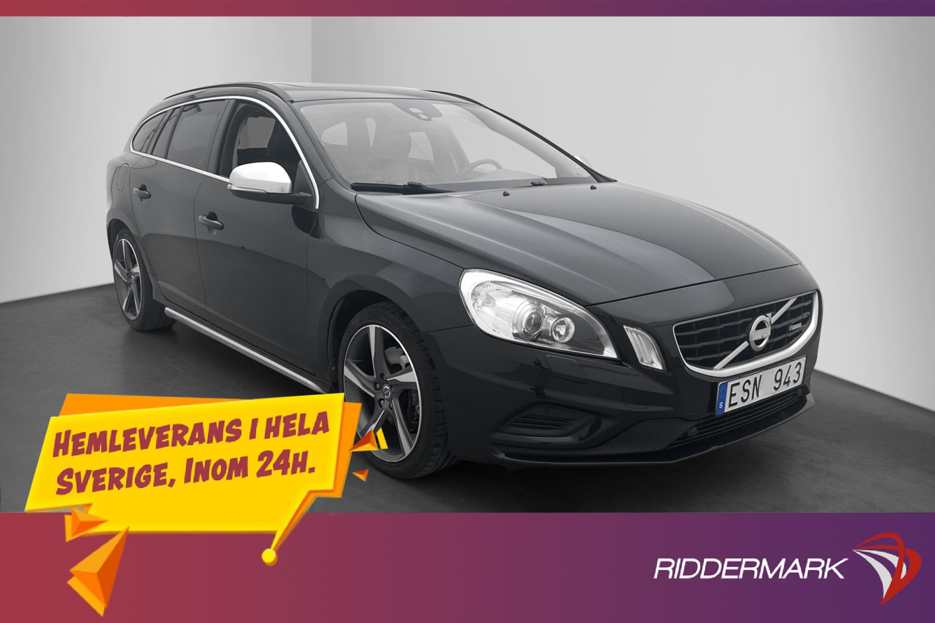 Volvo V60 D4 AWD R-Design Taklucka VOC Värmare Navi Dragkrok