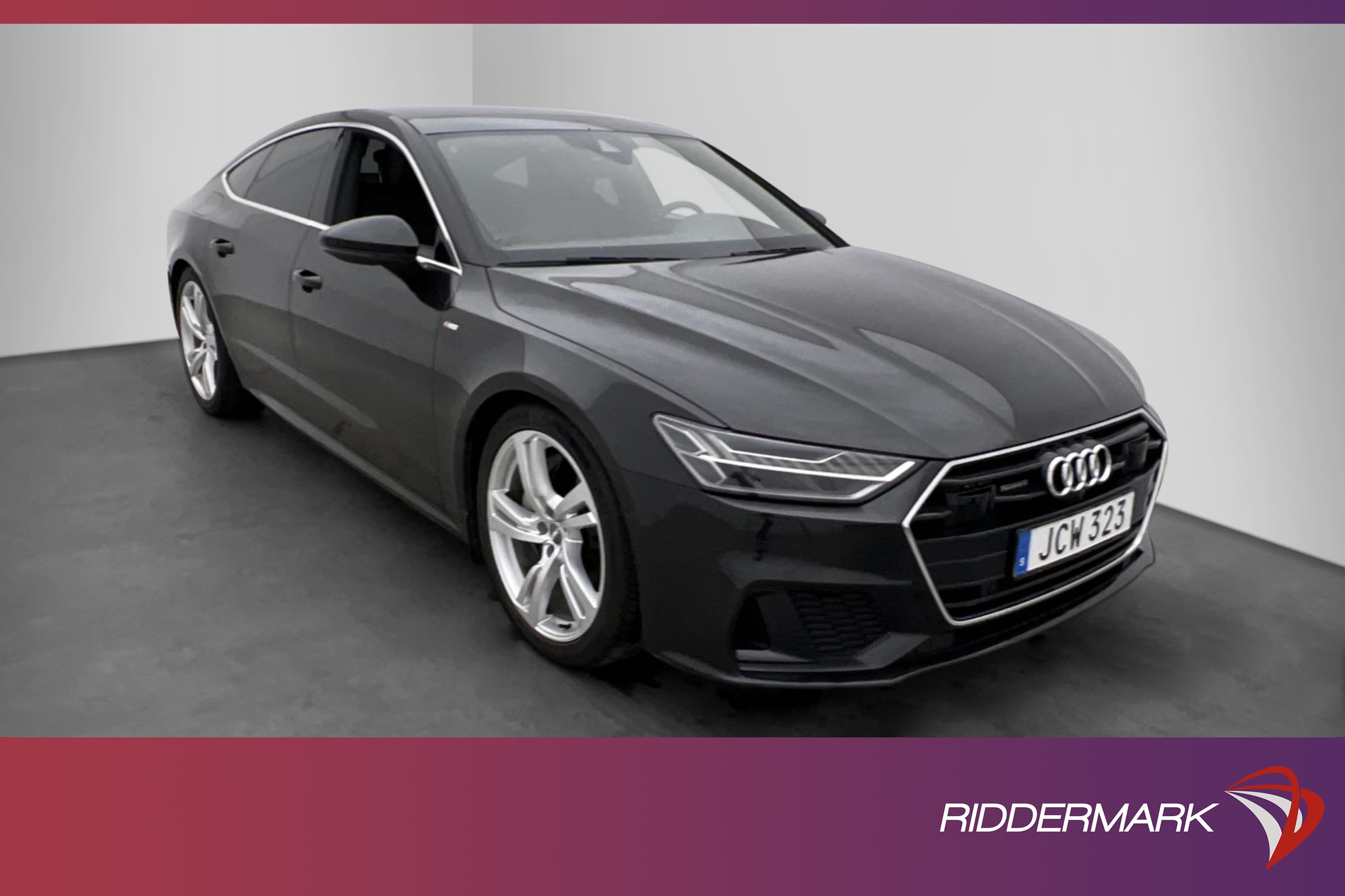 Audi A7 55 TFSI Q 340hk S Line B&O Cockpit Pano 360° Drag