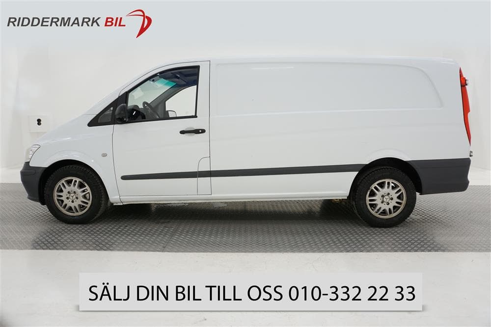 Mercedes Vito X-lång 122 CDI 224hk 3-sits Värmare Aut  Drag