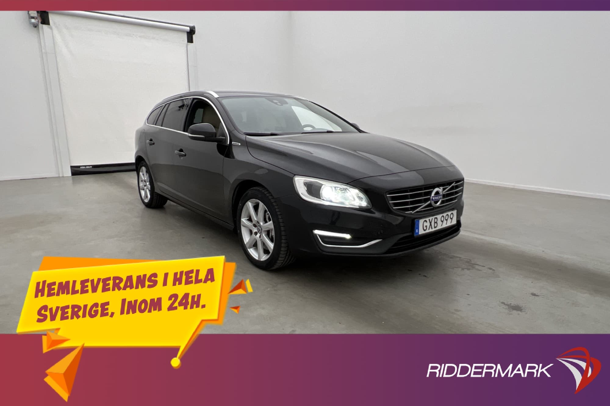 Volvo V60 D6 Plug-In AWD 298hk Summum VOC Värmare Navi Drag