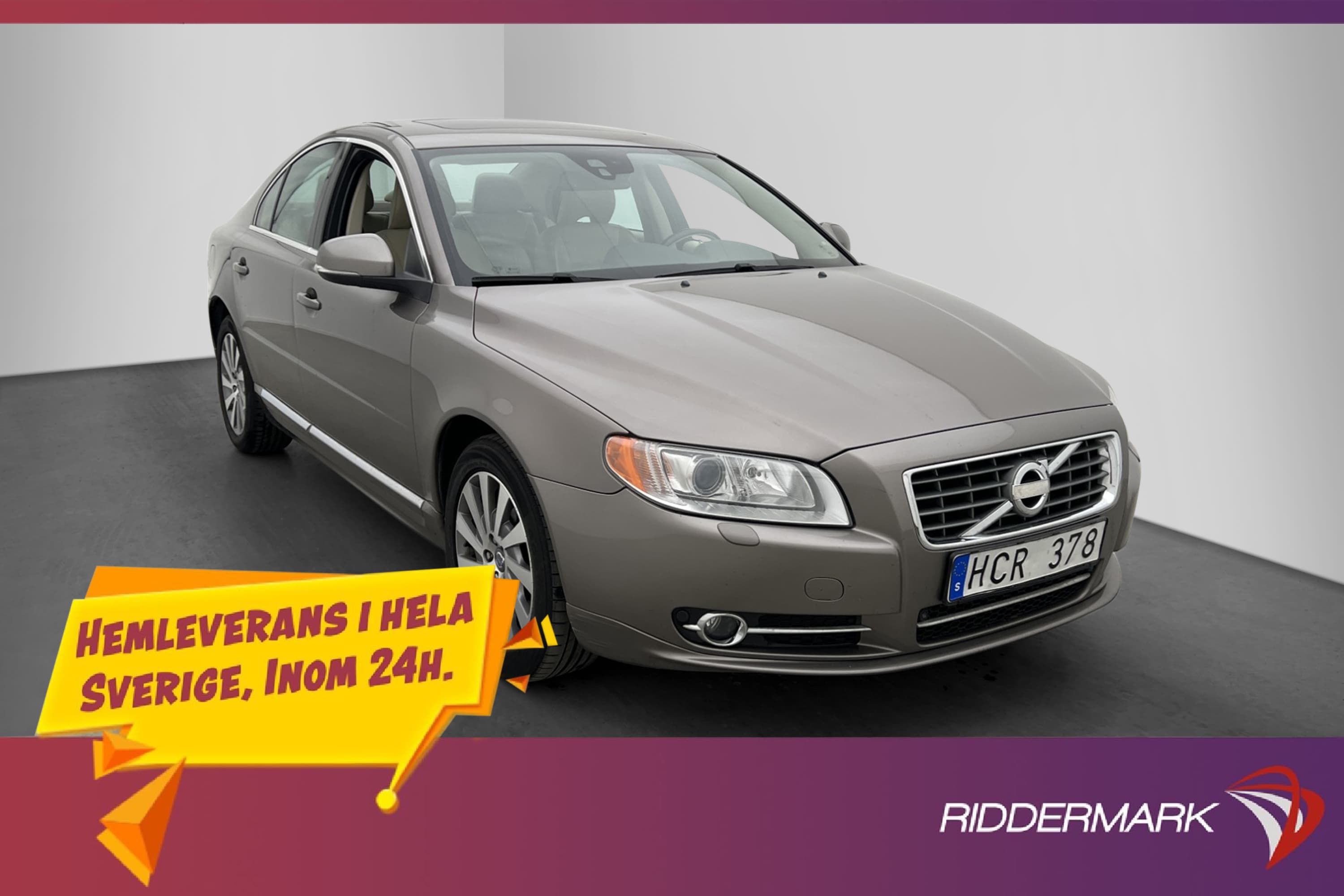 Volvo S80 T4F Summum Skinn M/K-Värmare VOC Navi