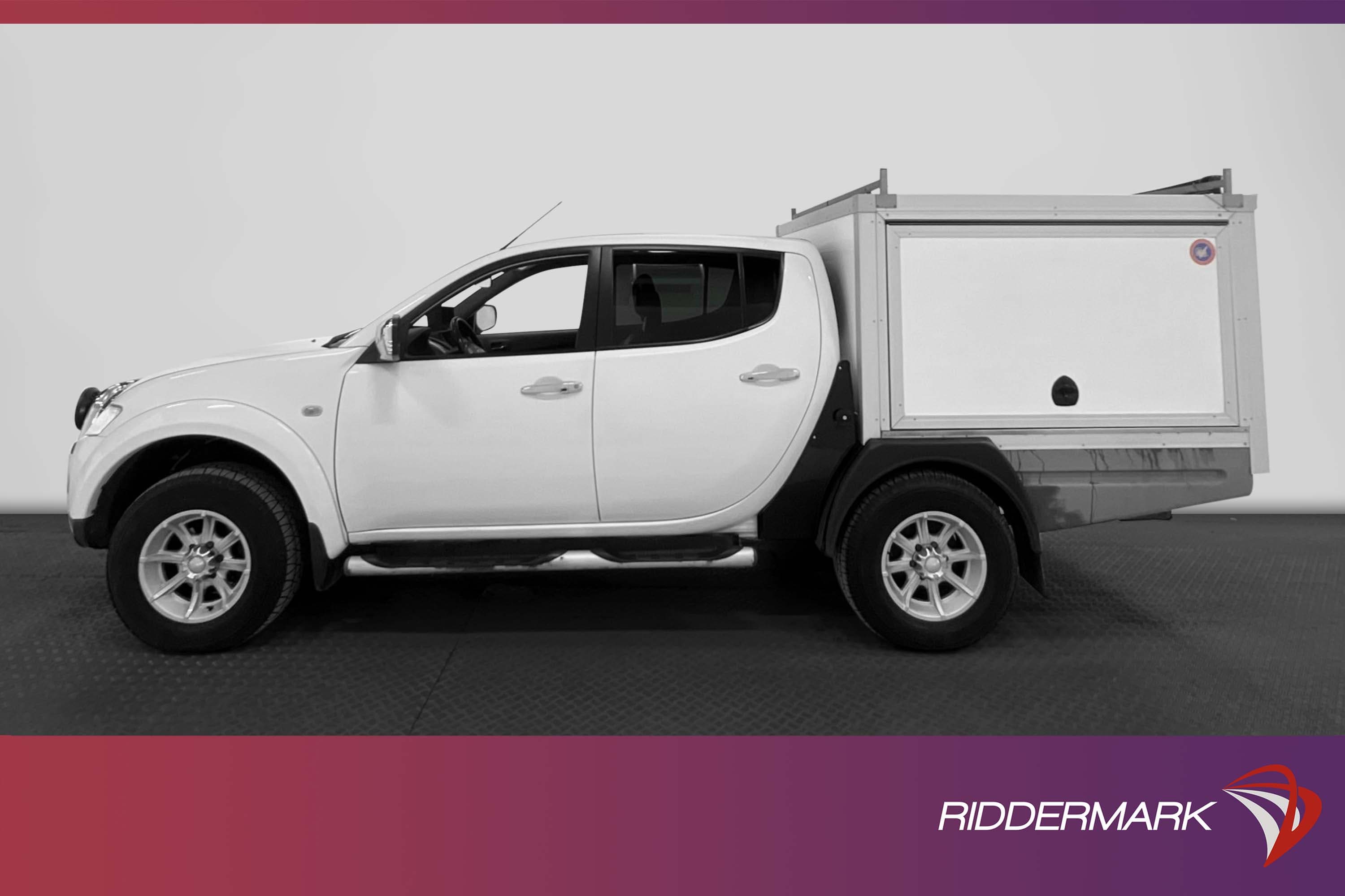 Mitsubishi L200 2.5 4x4 178hk Värmare Drag Skinn Påbyggnad
