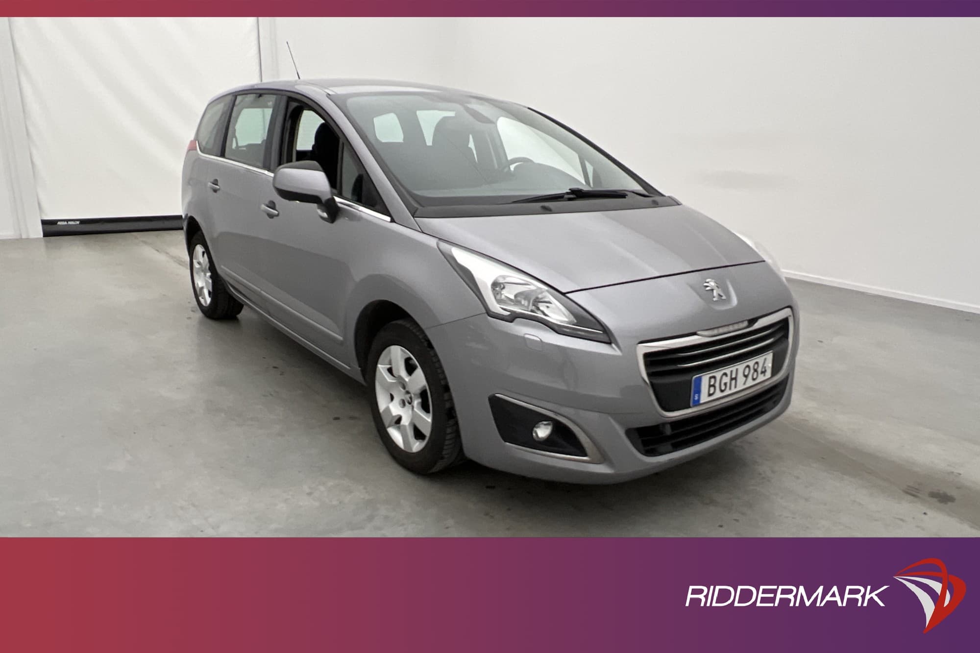 Peugeot 5008 1.6 BlueHDi 120hk 7-Sits Värmare Sensorer Drag