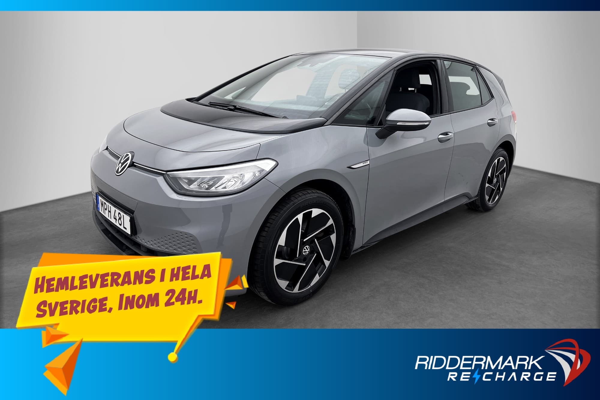 Volkswagen ID.3 Pro Performance 204hk Navi CarPlay MOMS