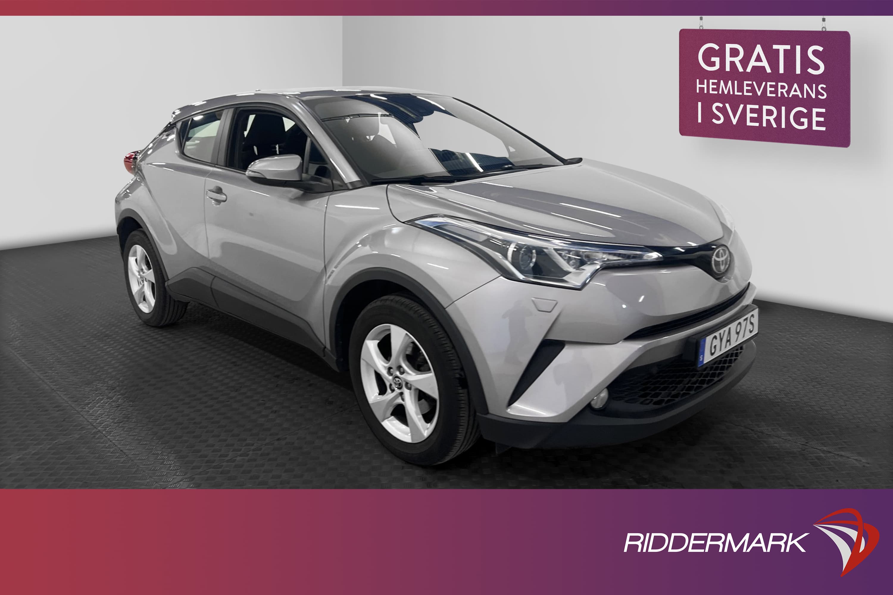 Toyota C-HR 1.2 Turbo 116hk Active Värmare Kamera Välservad