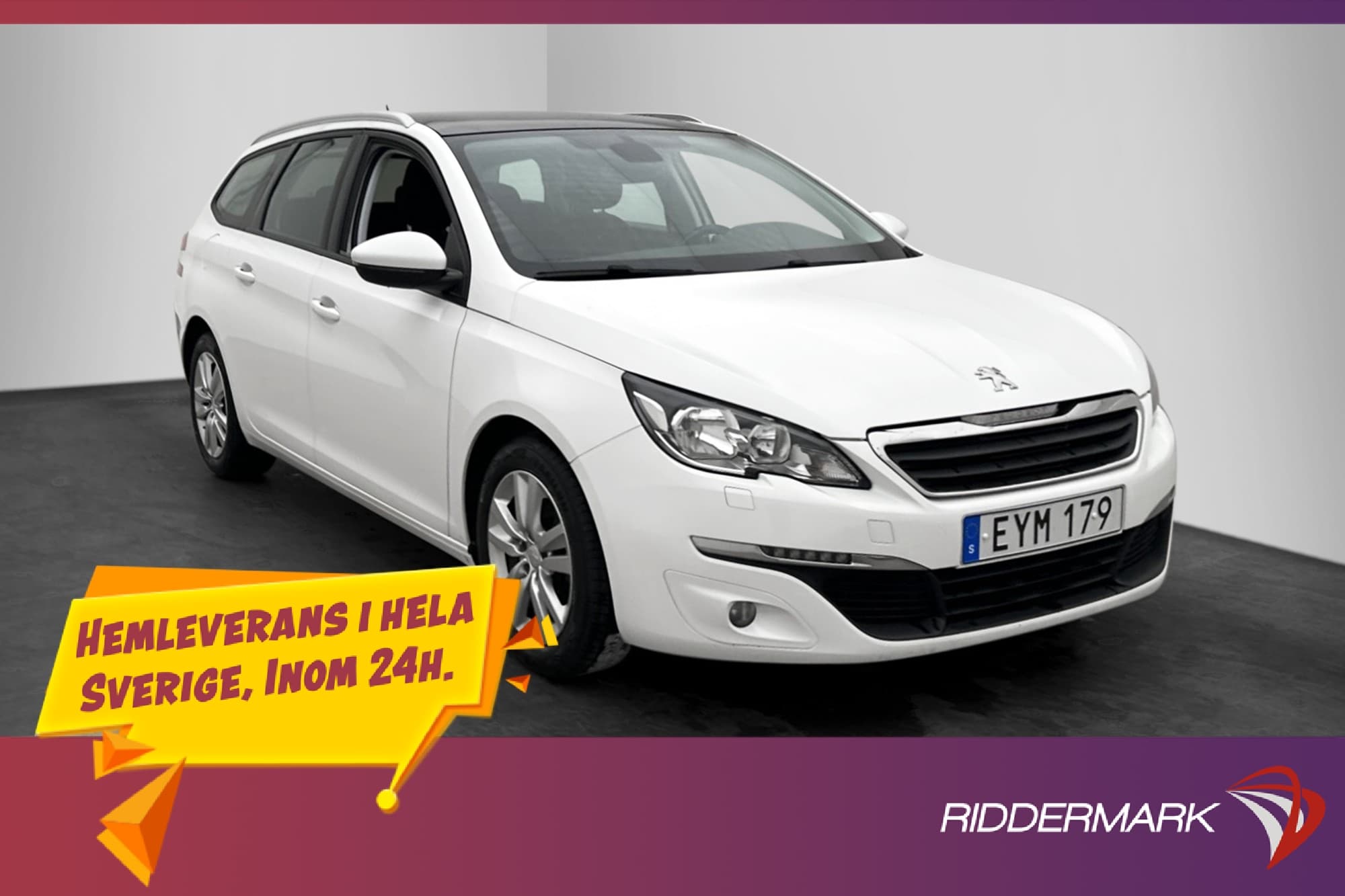 Peugeot 308 SW 131hk Pano Navi P-Sensorer Farthållare