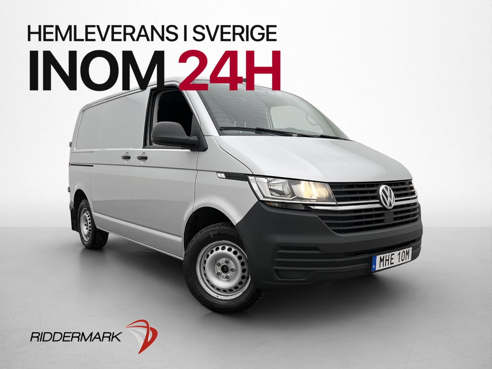 Volkswagen Transporter 150hk Värmare PDC Drag CARPLAY Moms