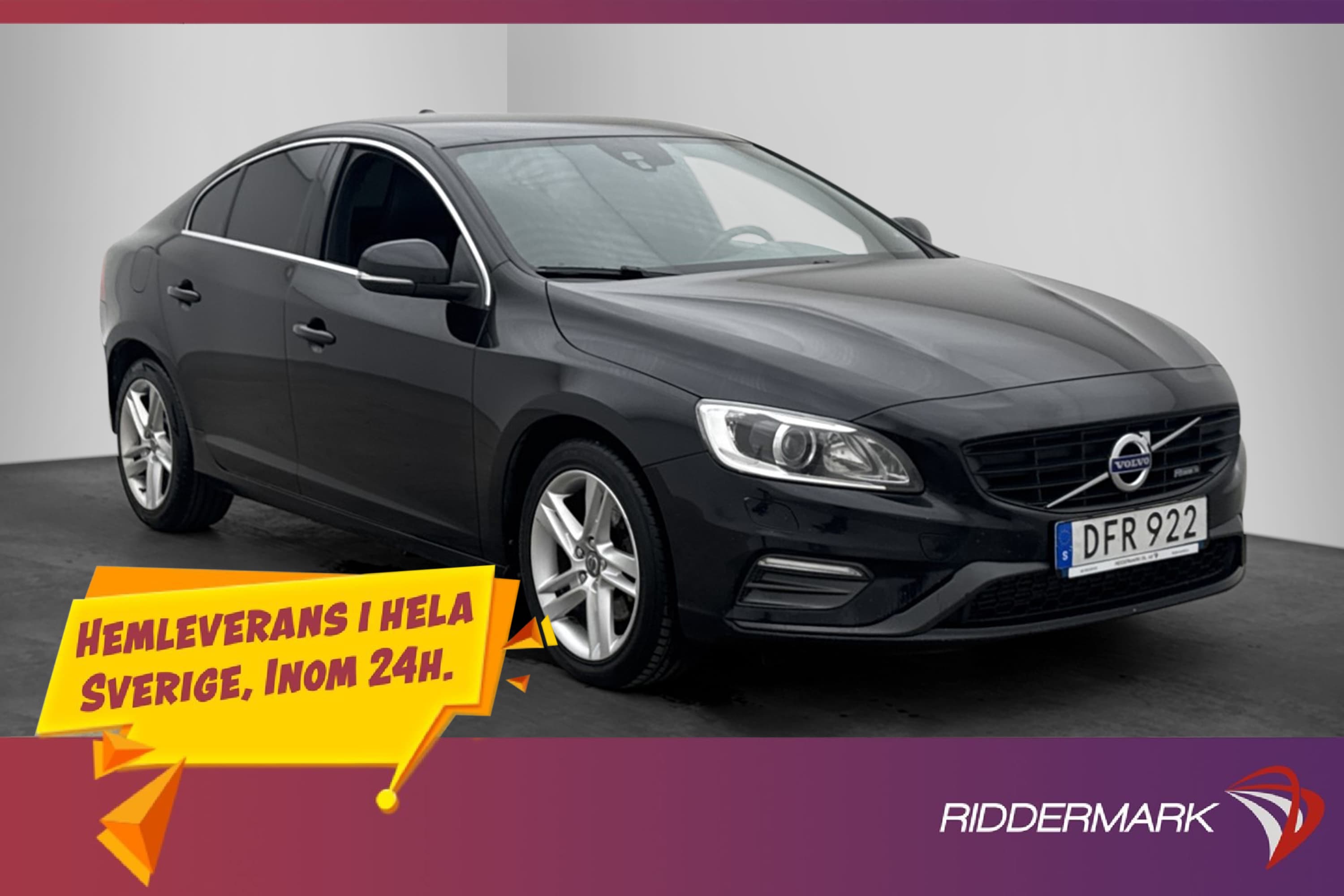 Volvo S60 D2 115hk R-Design Kamera Navi Värmare Elstol