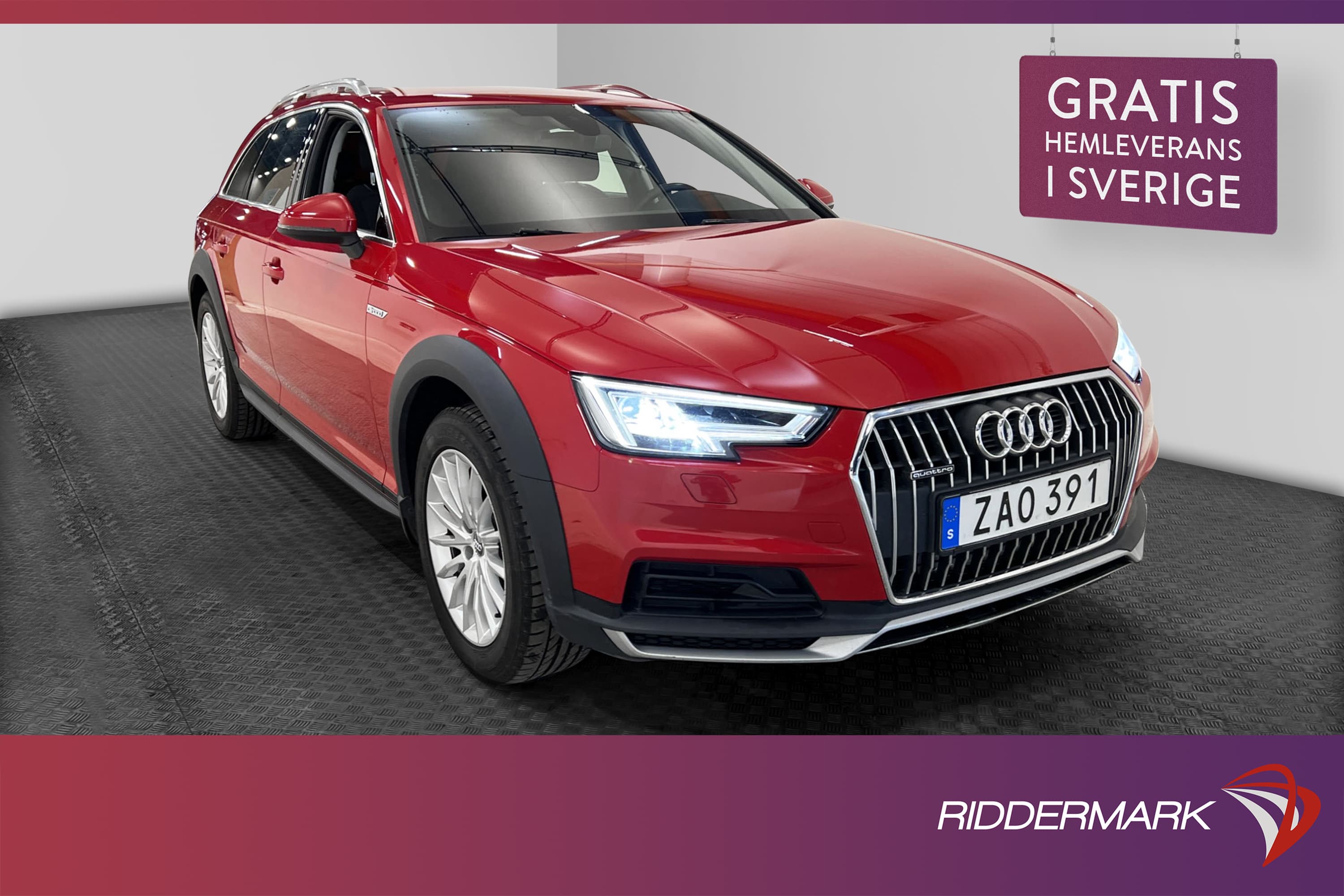 Audi A4 Allroad TDI Q 190hk Proline Cockpit Värmare GPS Drag