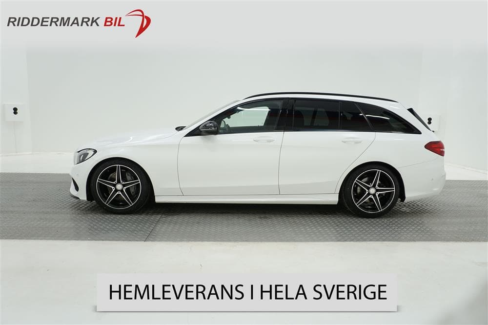 Mercedes C 220d 170hk AMG NightPackage Burmester Skinn
