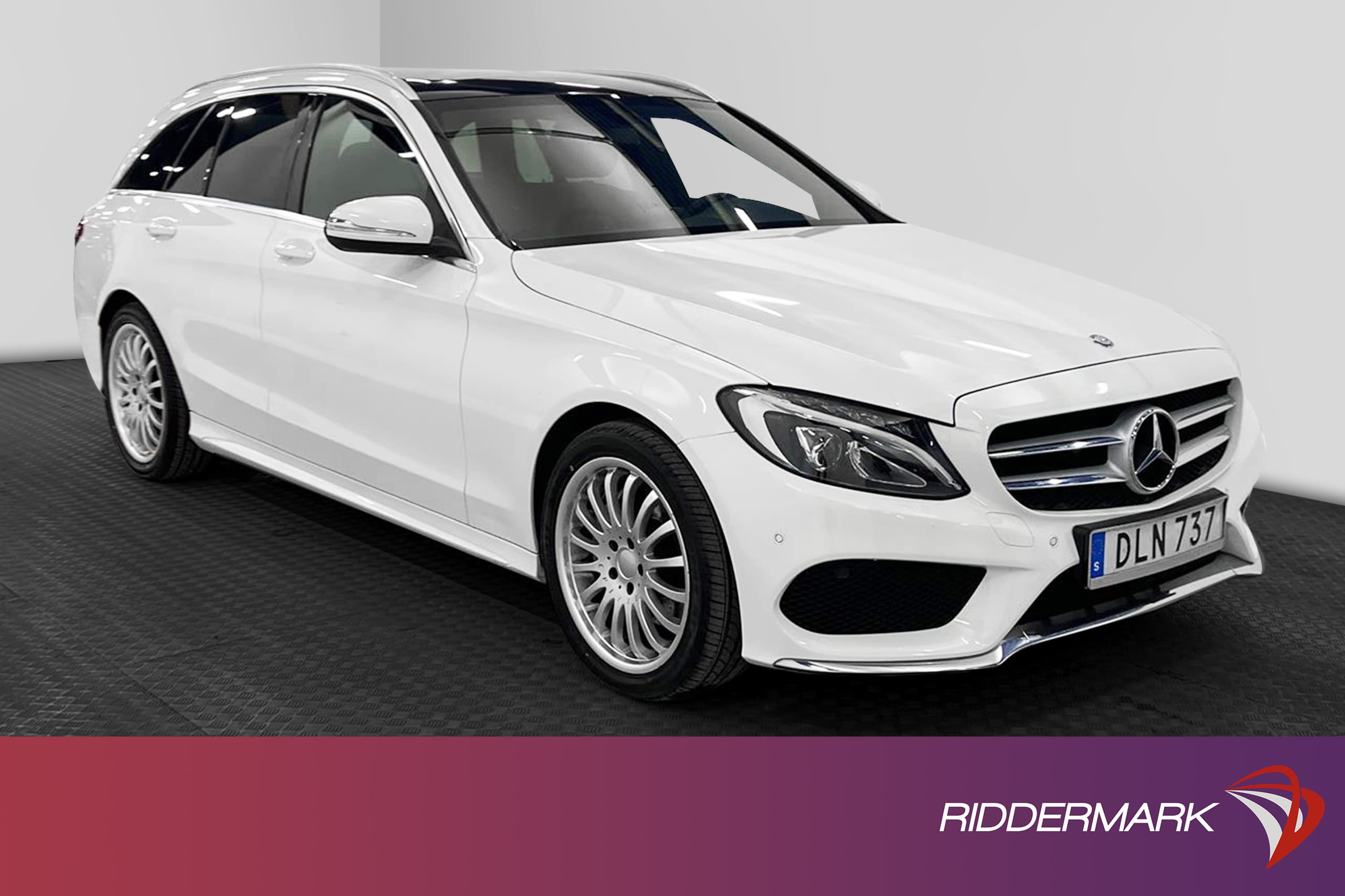 Mercedes-Benz C 180 T 156hk AMG Sport Pano Kamera Skinn Drag