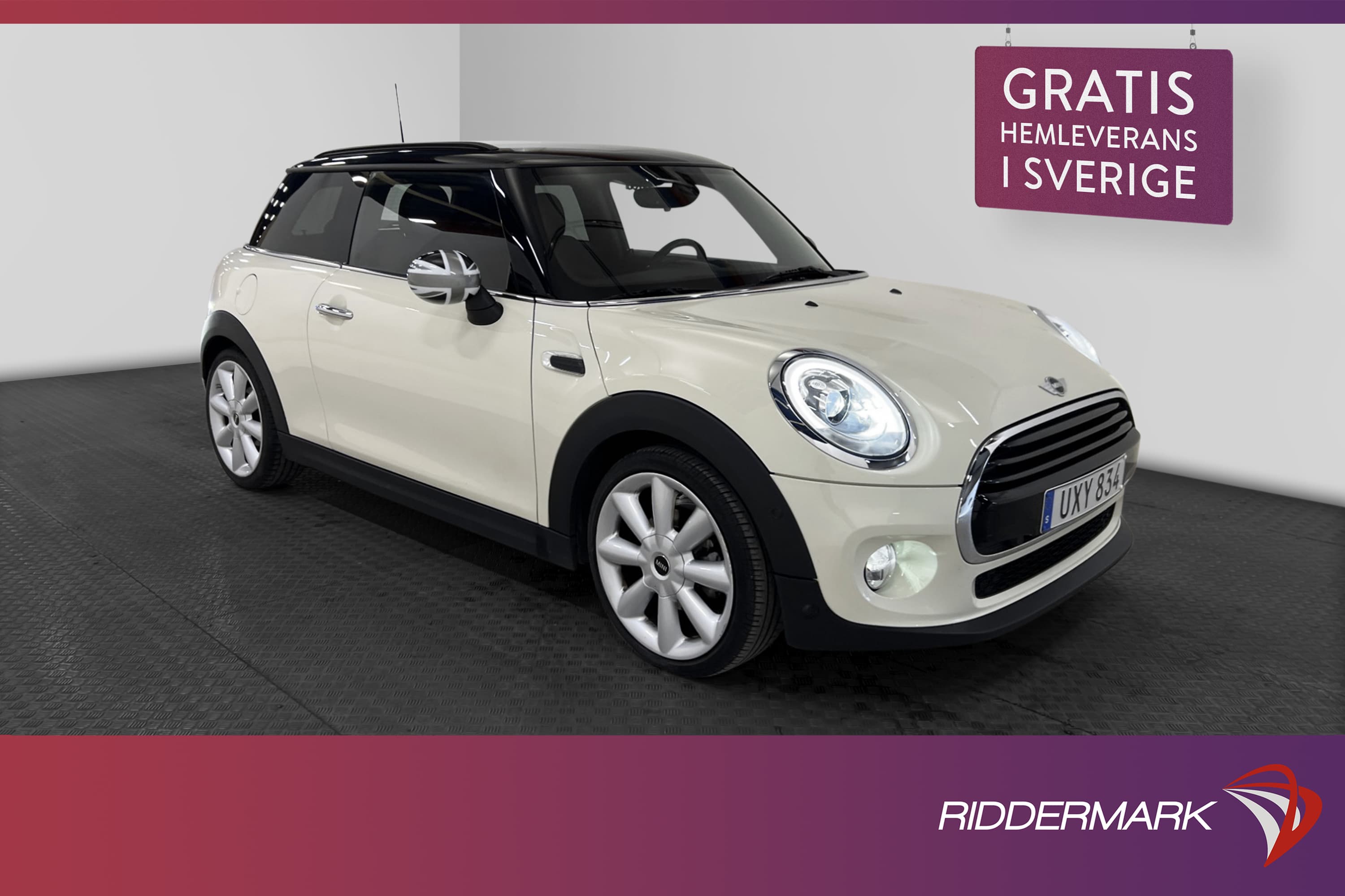 MINI Cooper 136hk Chili Navi Halvskinn Sensorer Välservad