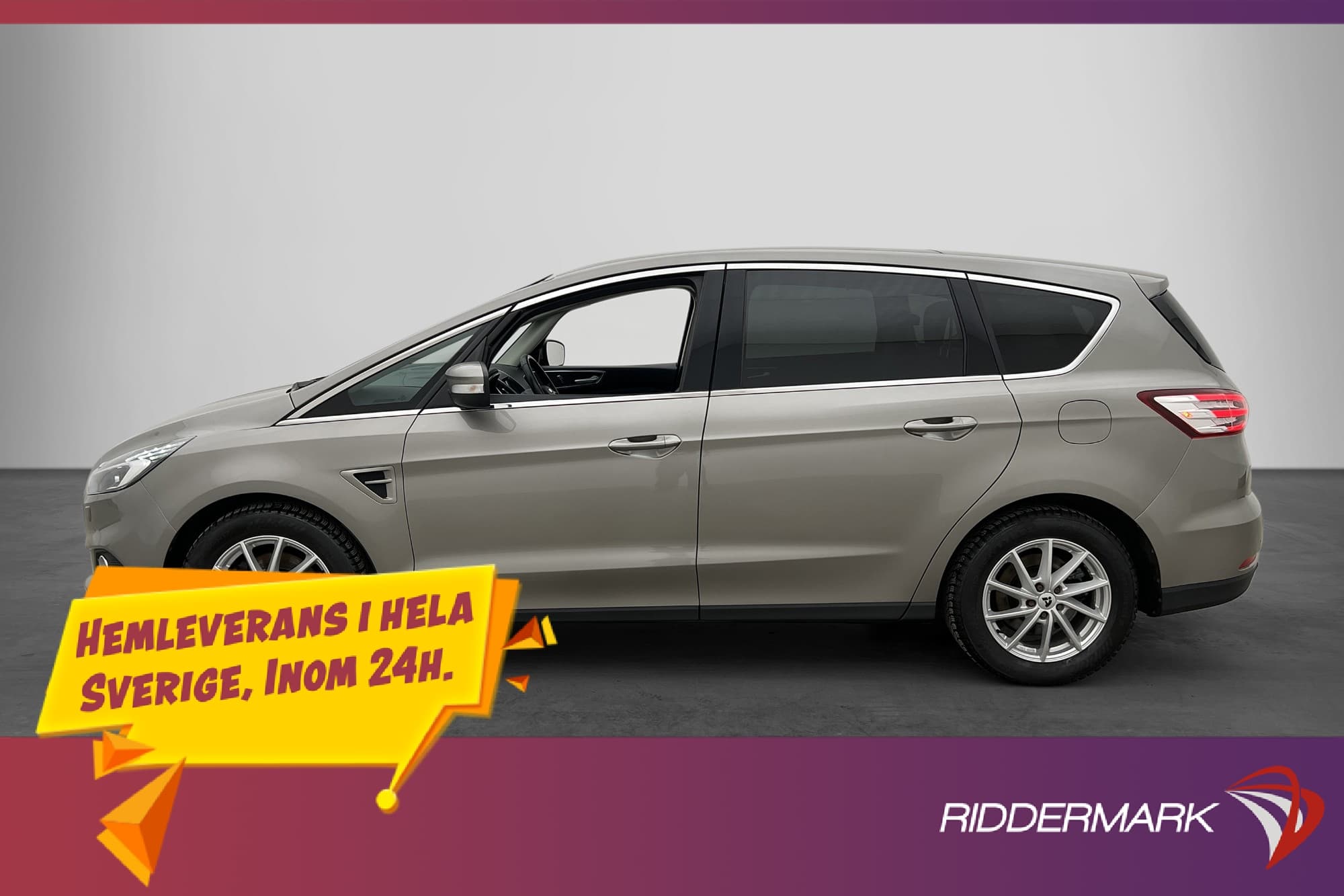 Ford S-Max 2.0 TDCi AWD Business 7-Sits Värm Pano Drag