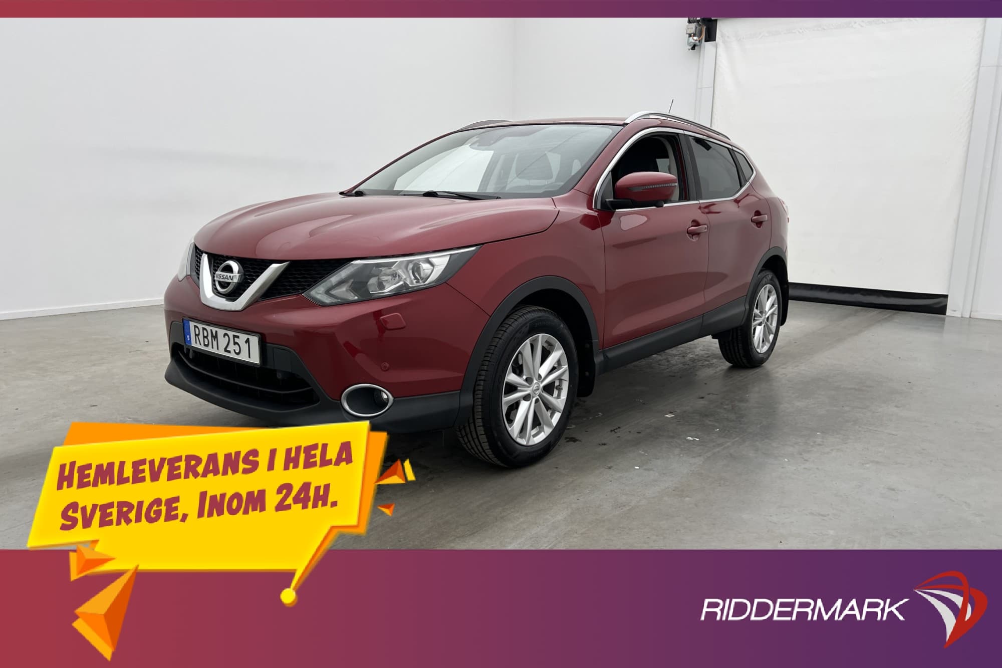 Nissan Qashqai 1.5 dCi 110hk N-Connecta 360° Navi Dragkrok