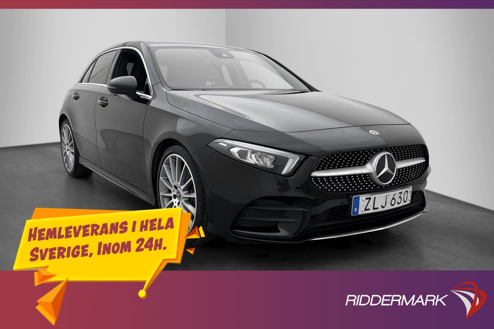 Mercedes-Benz A 180 136hk AMG Kamera Sensorer