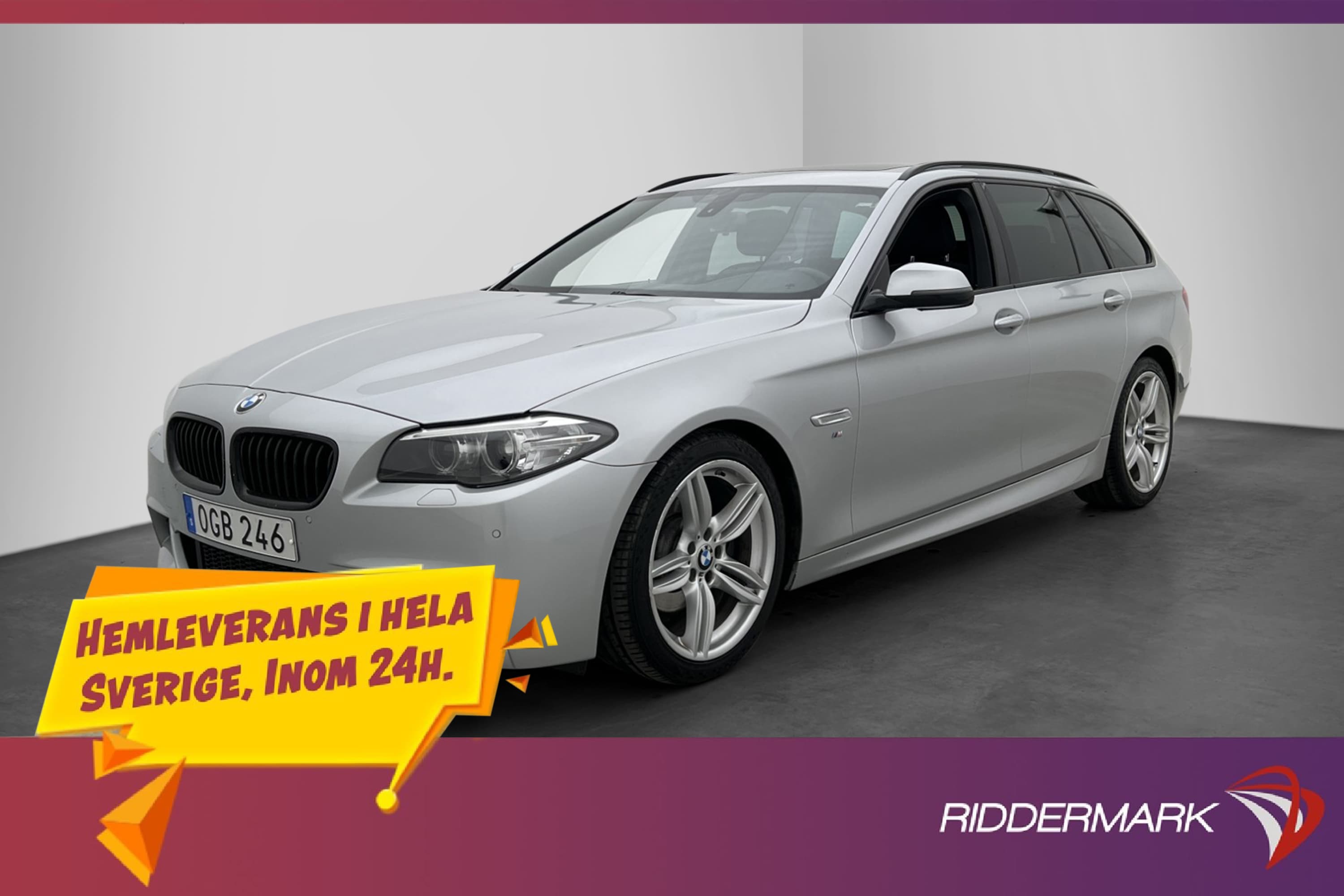 BMW 520d xDrive 190hk M Sport Panorama H/K Drag Sensorer