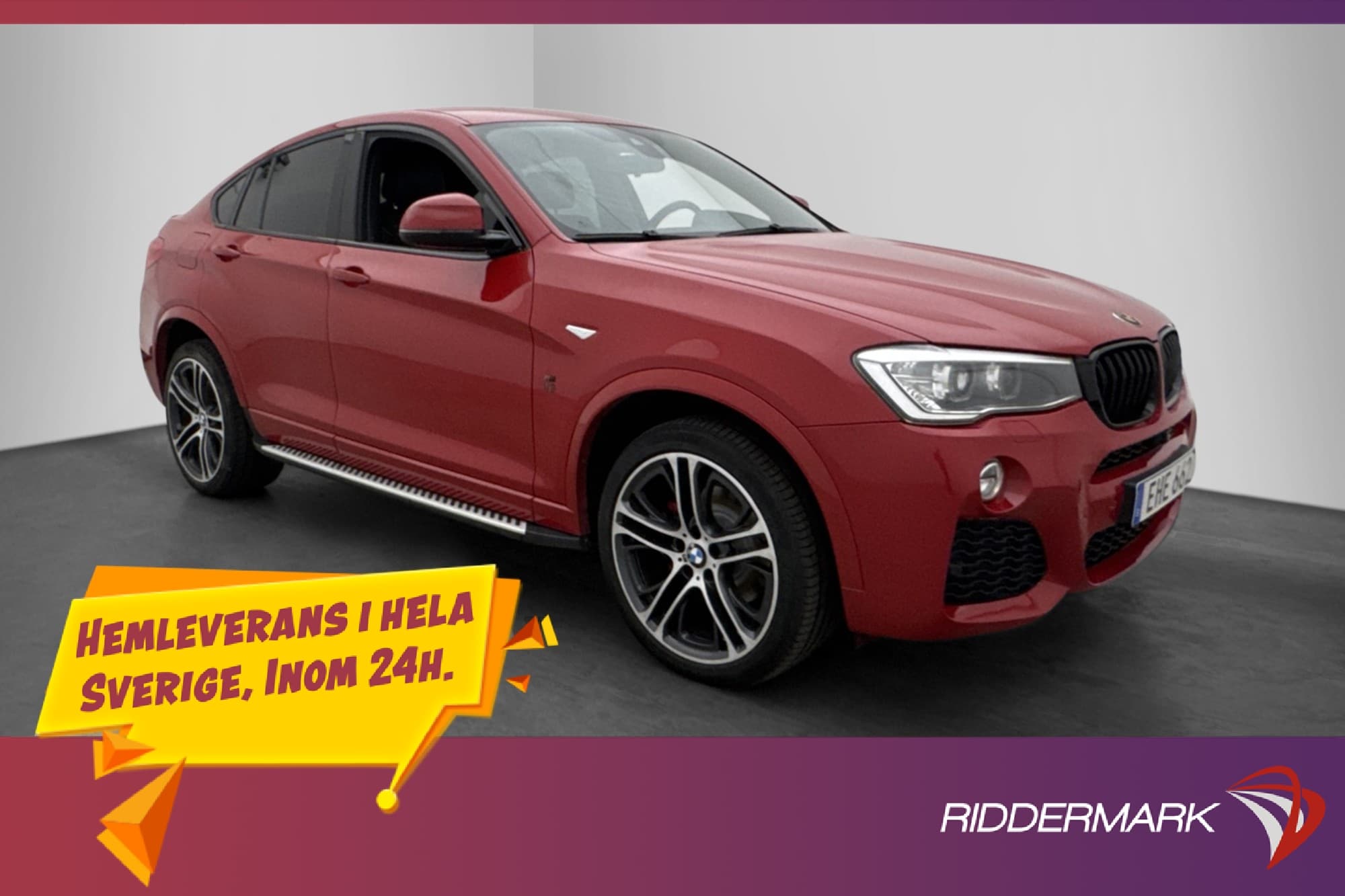 BMW X4 XDrive30d 258hk M Sport Navi HiFi Dragkrok Surround