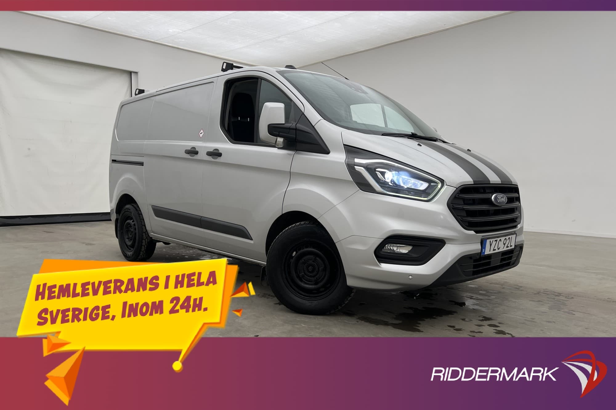 Ford Transit Custom 300 130hk Värm Drag B-Kamera SYNC-3 Moms