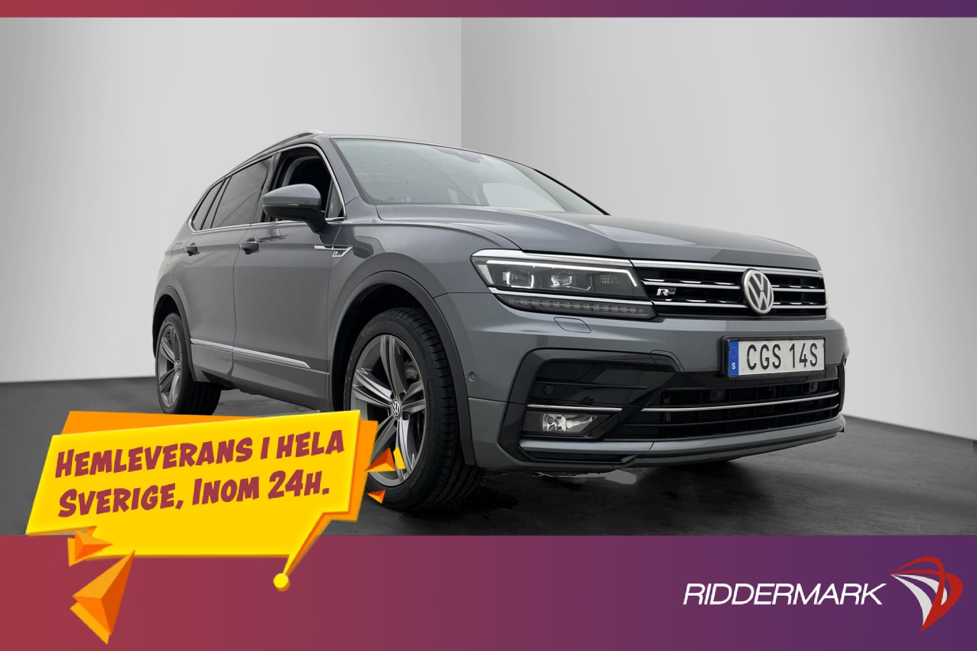 Volkswagen Tiguan Allspace 2.0 R-Line Värmare 7-Sits Cockpit