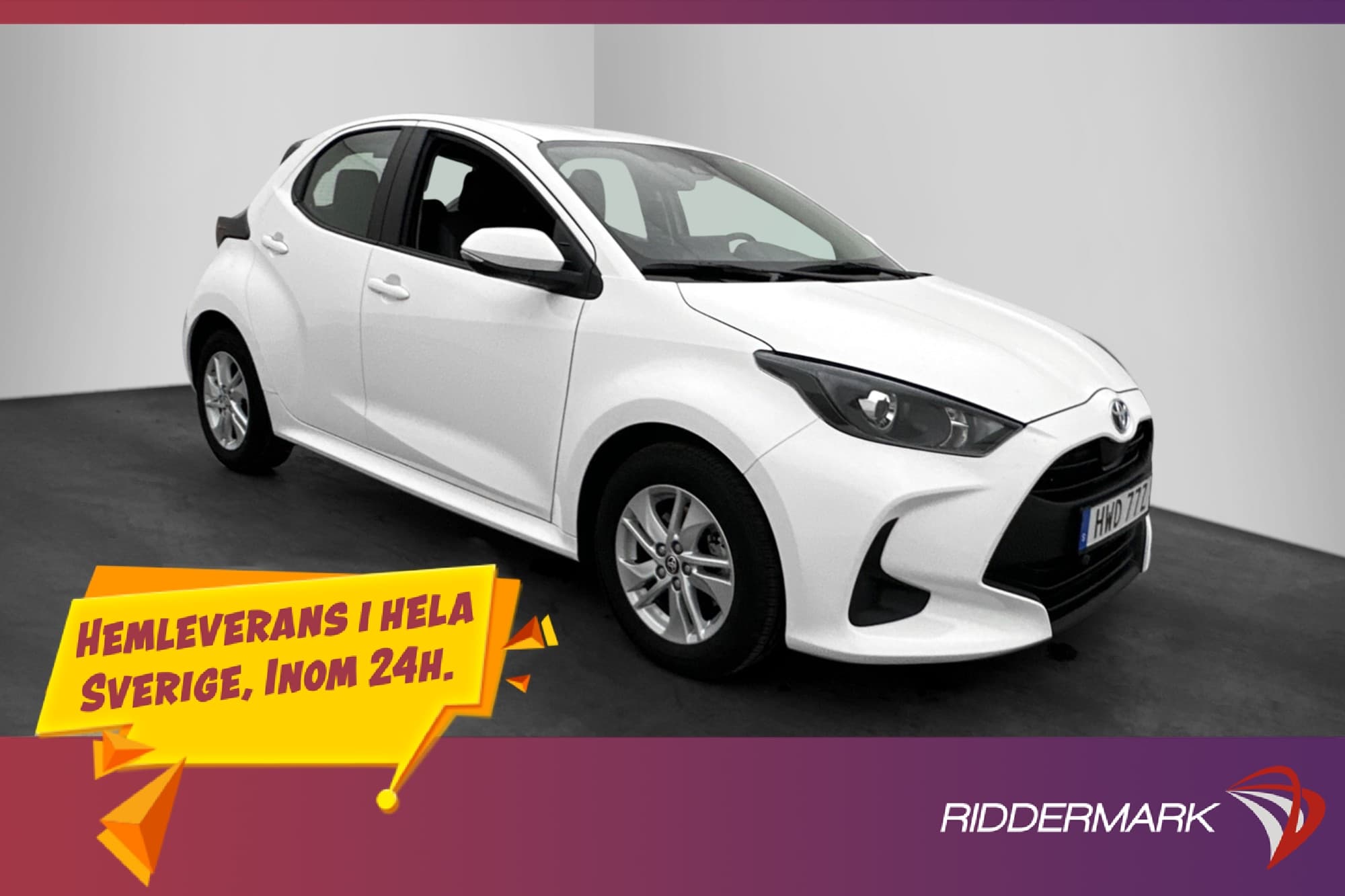 Toyota Yaris Hybrid Active M/K-Värmare Kamera Lane Assist