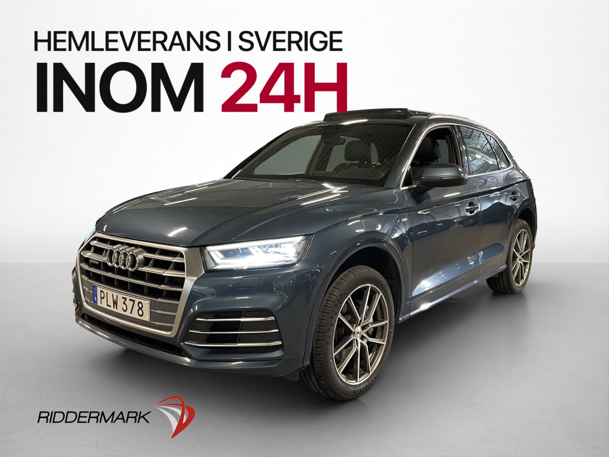 Audi Q5 2.0 TDI Q S-Line Pano B&O Cockpit Navi Halvskinn