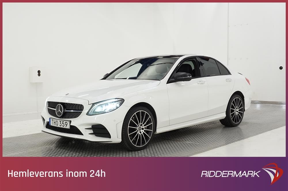 Mercedes-Benz C 300 245hk 4M AMG D-Värm Burmester Pano 360°exteriör