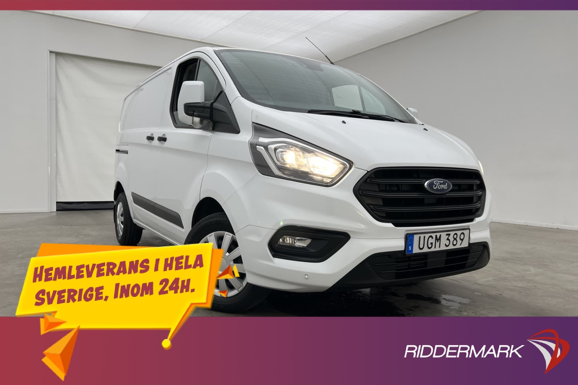 Ford Transit Custom 280 2.0TDCi Värmare Dragkrok PDC Moms