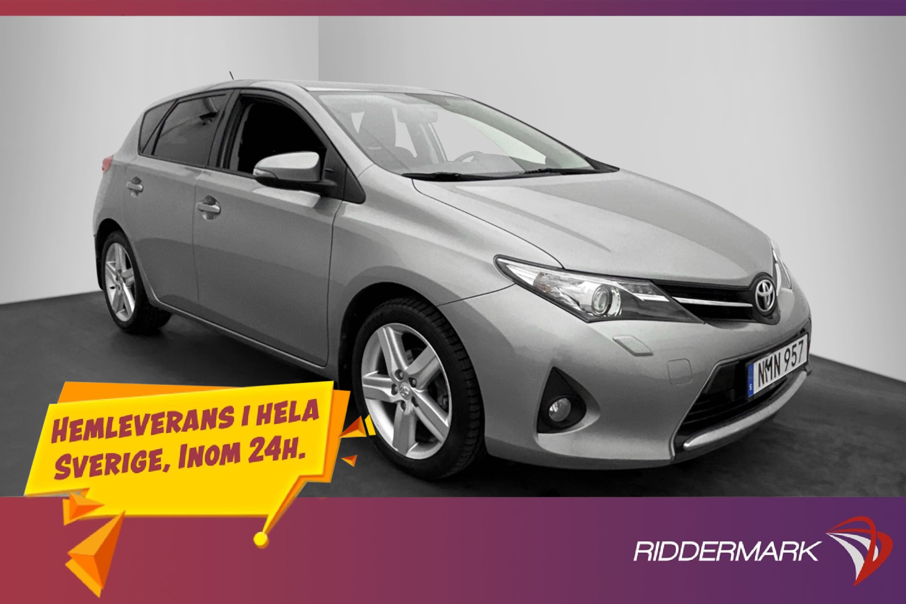 Toyota Auris 1.6 132hk Style M&K-Värmare Kamera Bluetooth