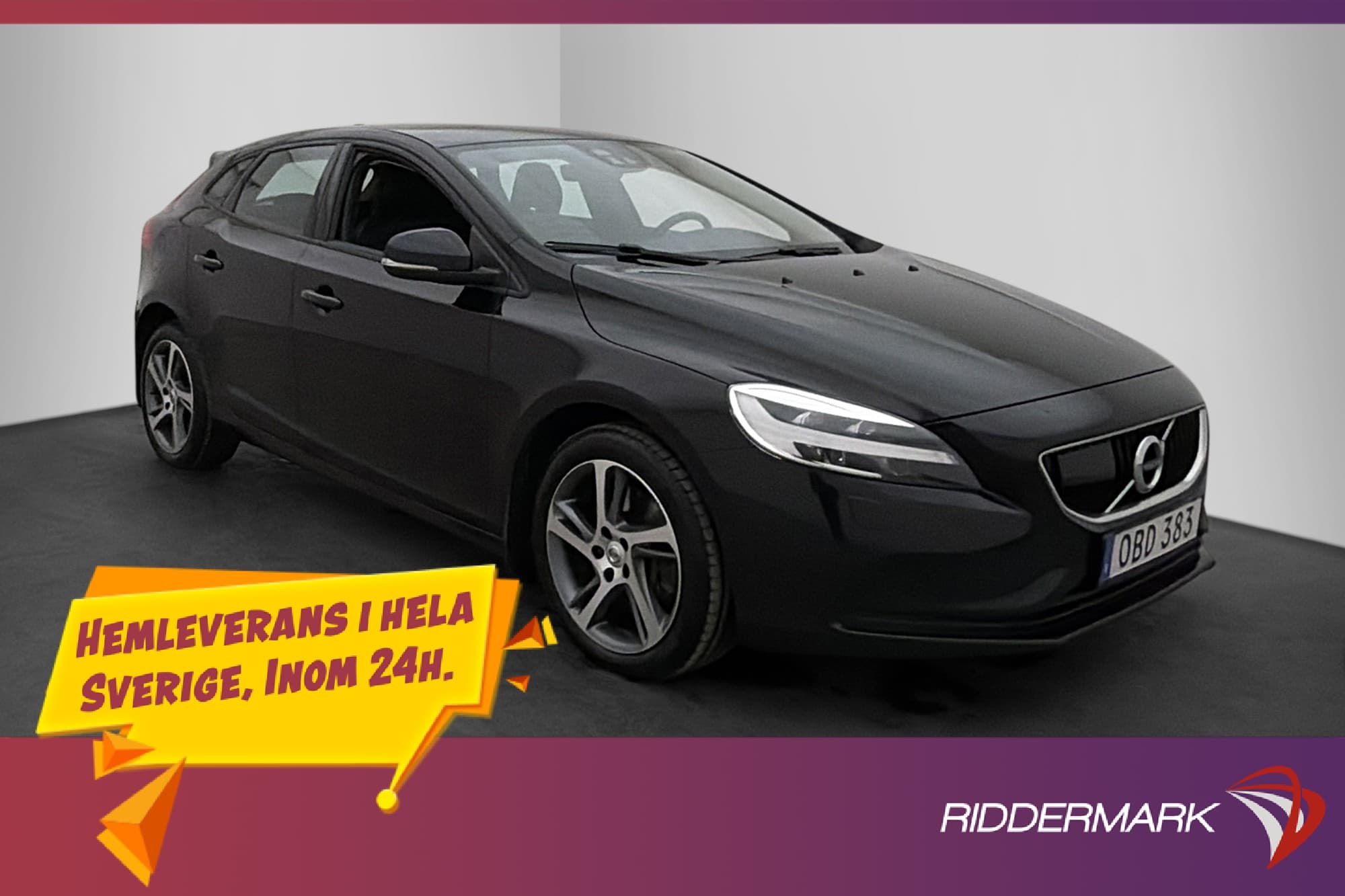 Volvo V40 D3 150hk Momentum VOC D-Värmare B-Kamera Navi