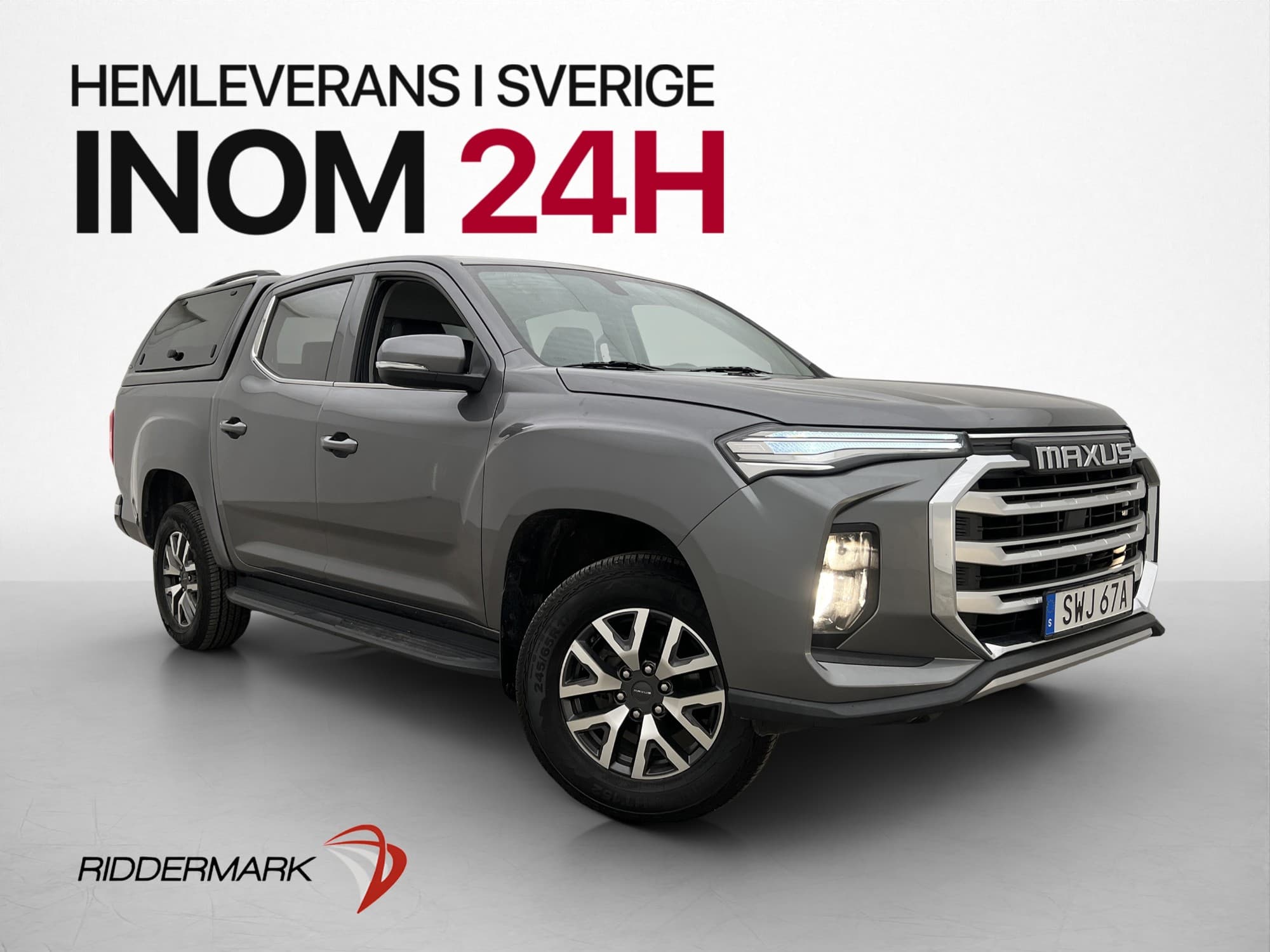 Maxus T90 EV 88.5 kWh 180hk B-Kamera Skinn Kåpa CARPLAY Moms