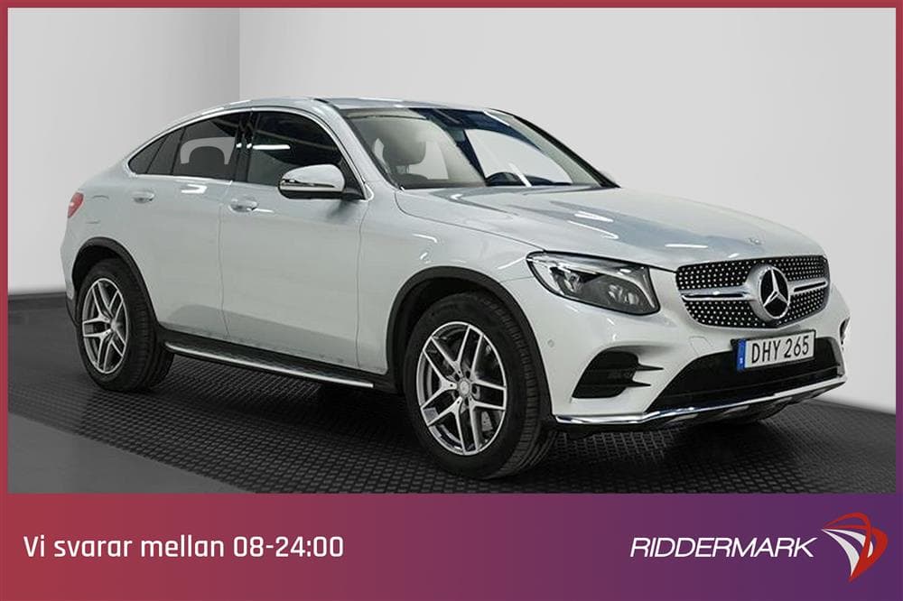 Mercedes GLC 220 d 4M Coupé AMG D-Värm Drag Burmester 360° exteriör