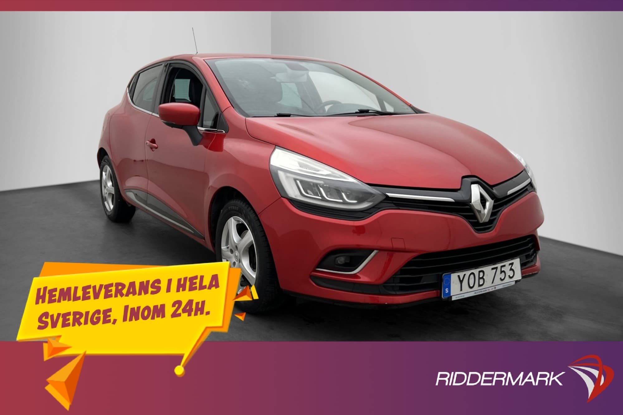 Renault Clio 1.2 TCe 118hk Intens Navigation P-Sensorer