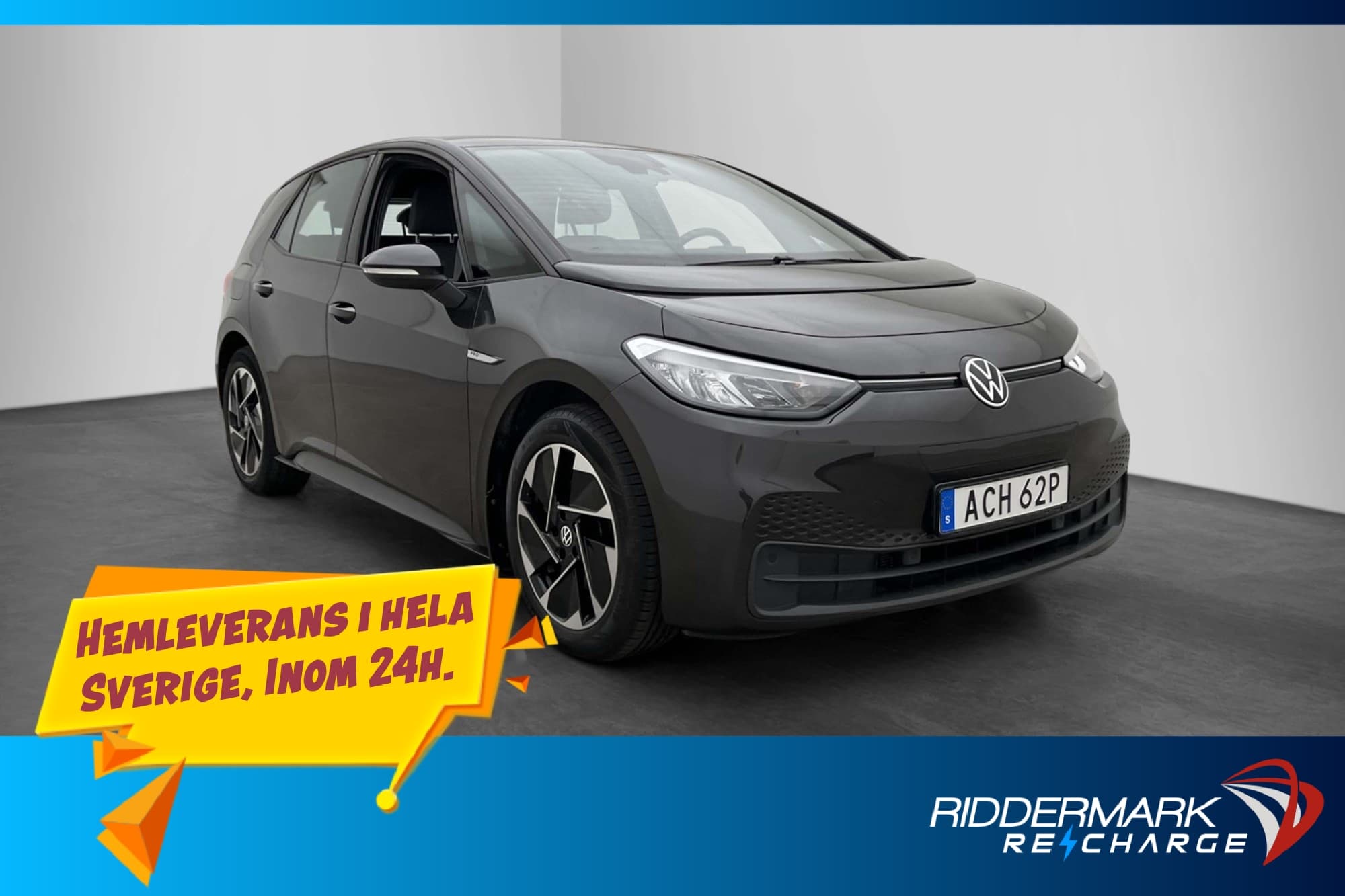 Volkswagen ID.3 Pro Performance Värmare CarPlay MOMS