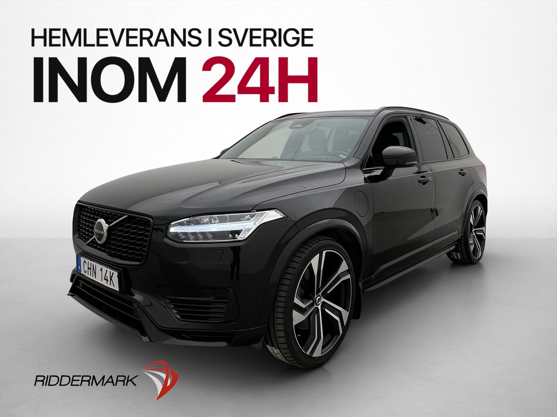 Volvo XC90 T8 456hk Ultimate Dark Luftfj Pano 7-Sits B&W 360