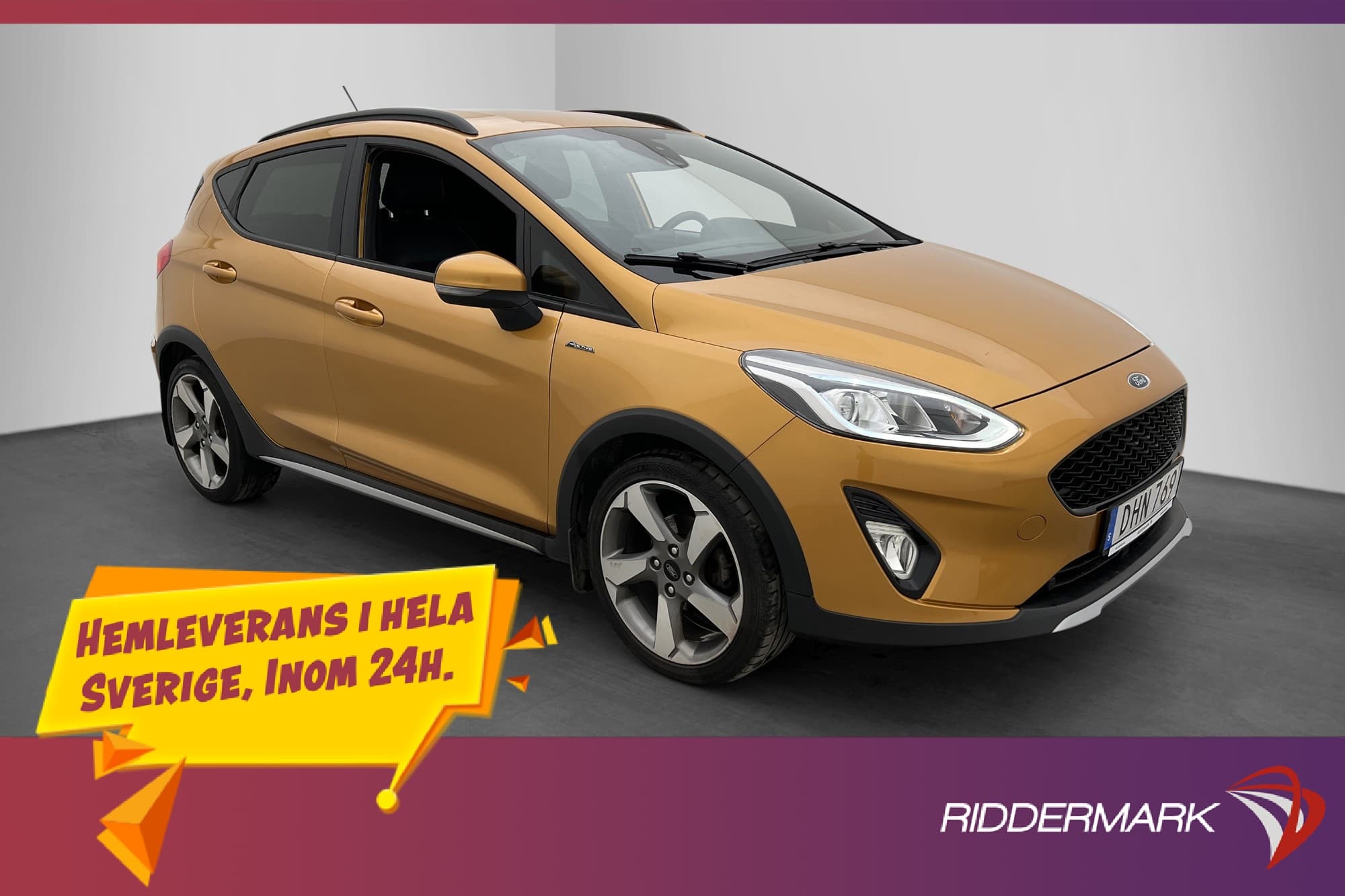 Ford Fiesta 1.0 100hk Active B&O Navi P-Sensorer WiFi