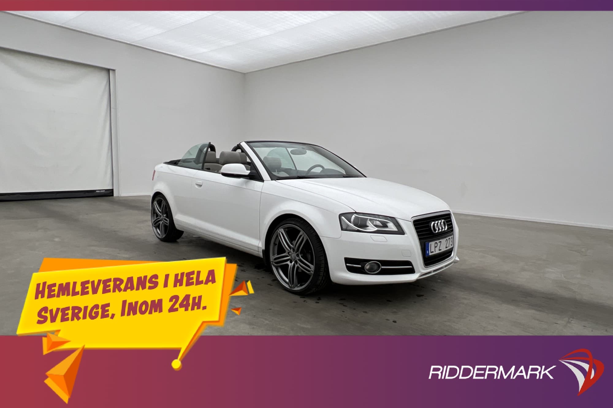 Audi A3 Cabriolet 1.2 TFSI 105hk Comfort Skinn 20" Fälgar
