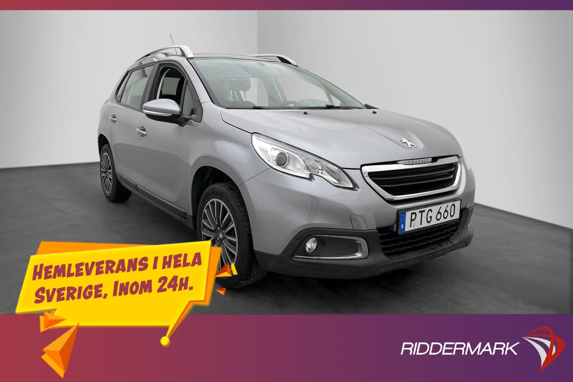 Peugeot 2008 1.2 VTi EGS 82hk Glastak Drag AC Bluetooth