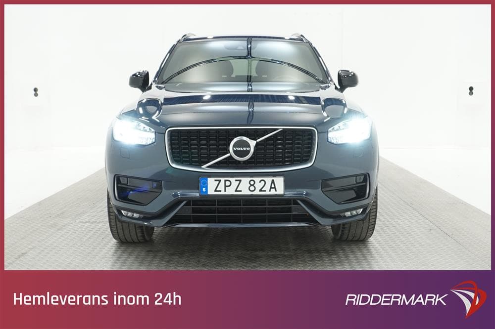 Volvo XC90 B5 AWD R-Design 7-sits D-värm GPS VOC 0,56l/mil