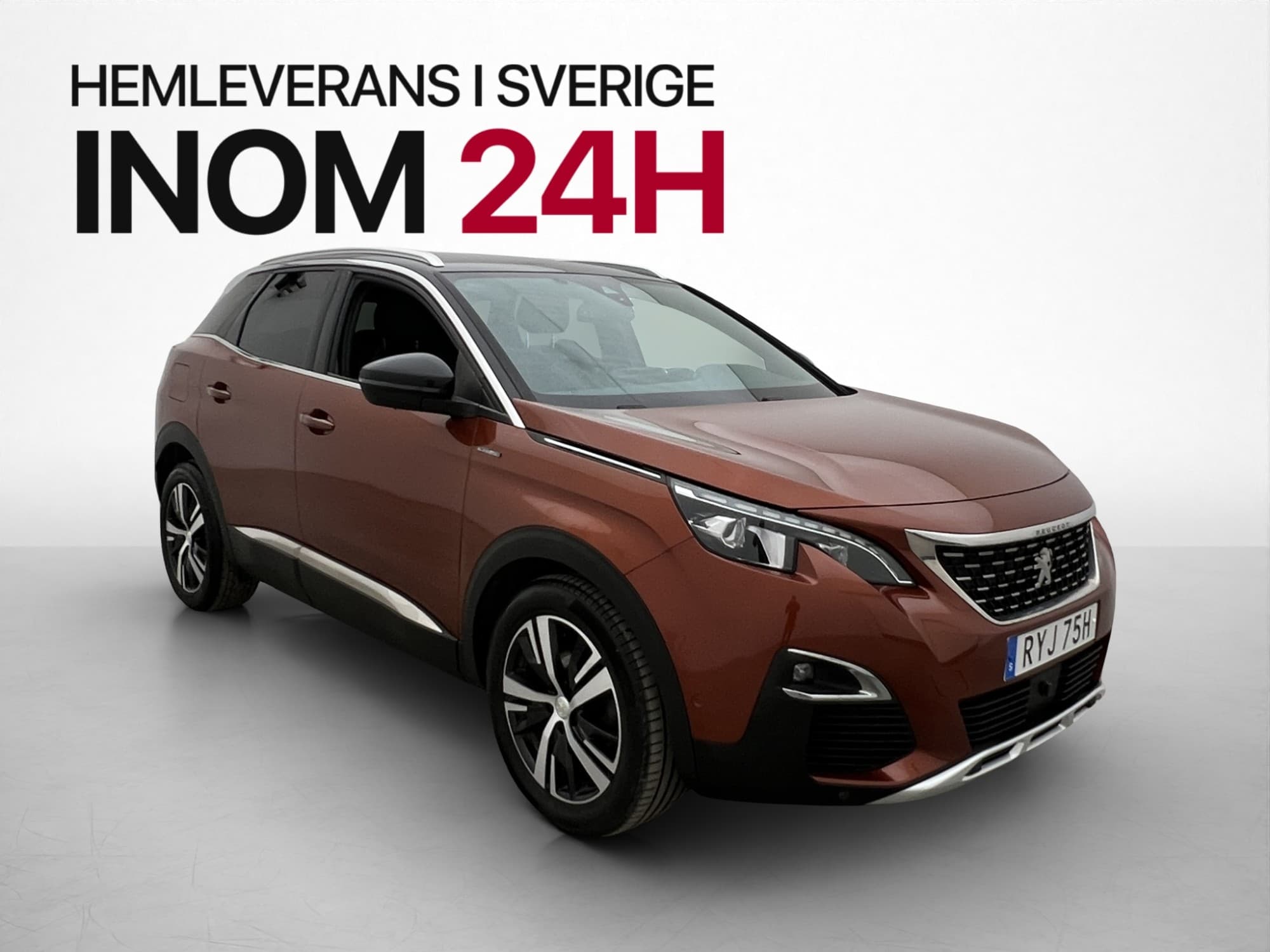 Peugeot 3008 131hk GT-Line M&K-Värmare CarPlay P-Sensorer