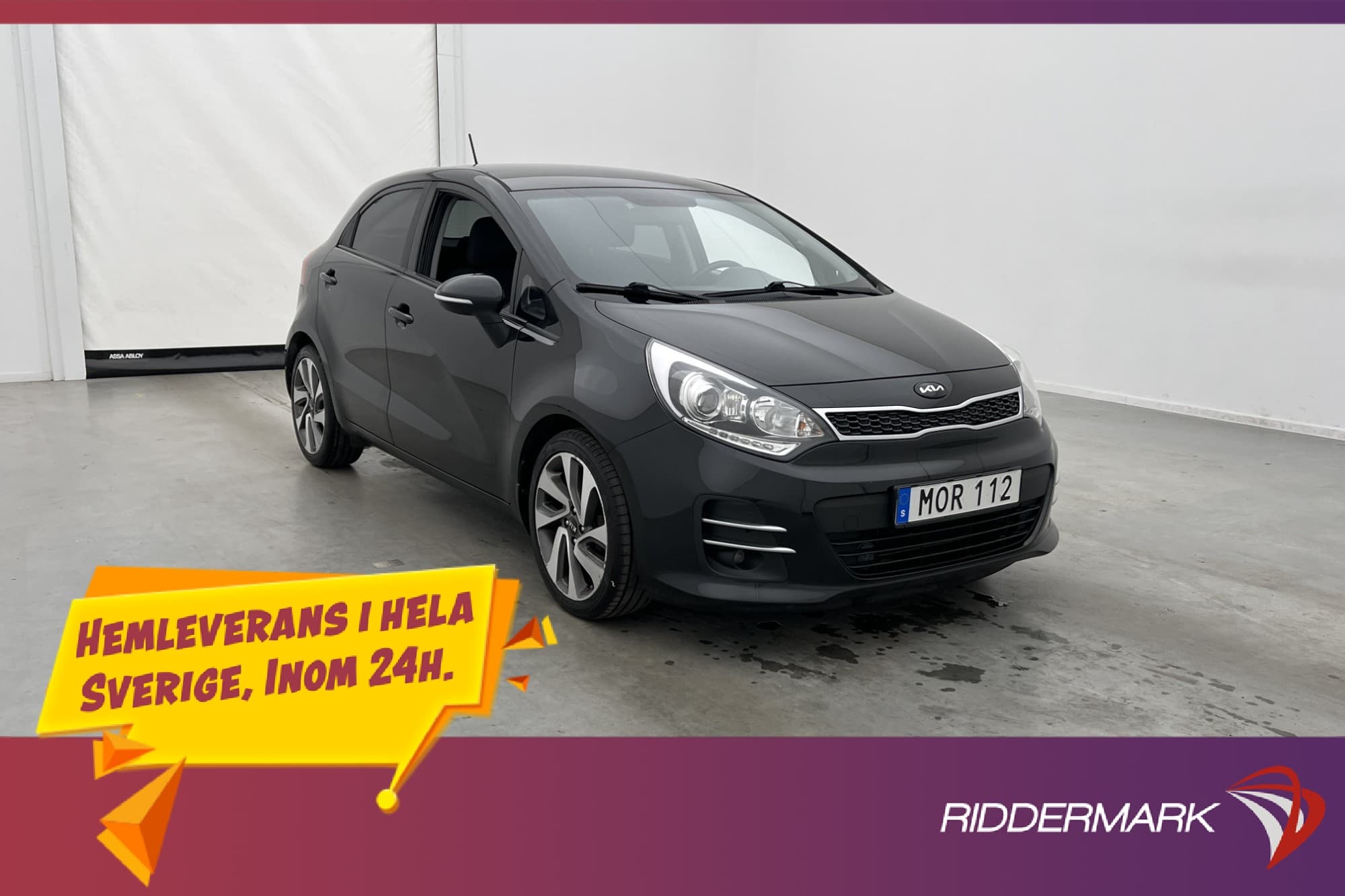 Kia Rio 1.2 CVVT 84hk Kamera Navi Rattvärme Sensorer 