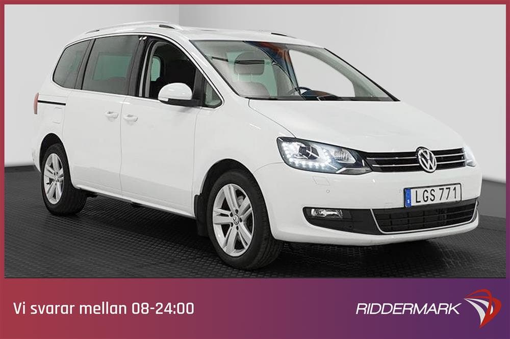 Volkswagen Sharan 150hk 7-Sits Pano B-Kamera Drag 0,47l/milexteriör