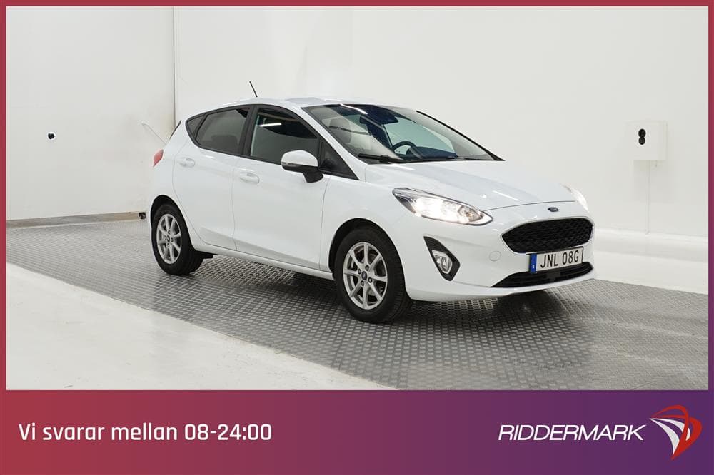 Ford Fiesta 1.0T EcoBoost 100hk Sensorer Carplay 0,52l/milexteriör