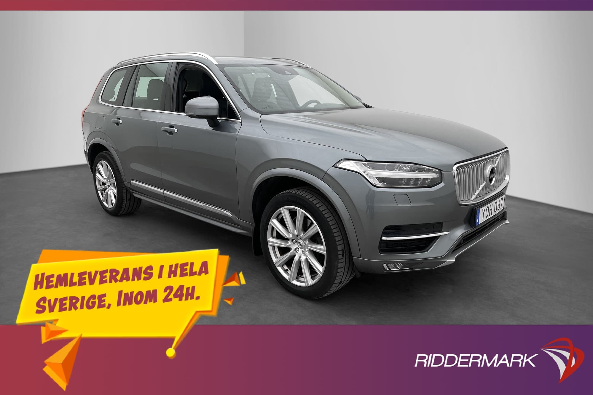 Volvo XC90 T5 AWD Inscription 7-Sits VOC Kamera Drag P-Värm