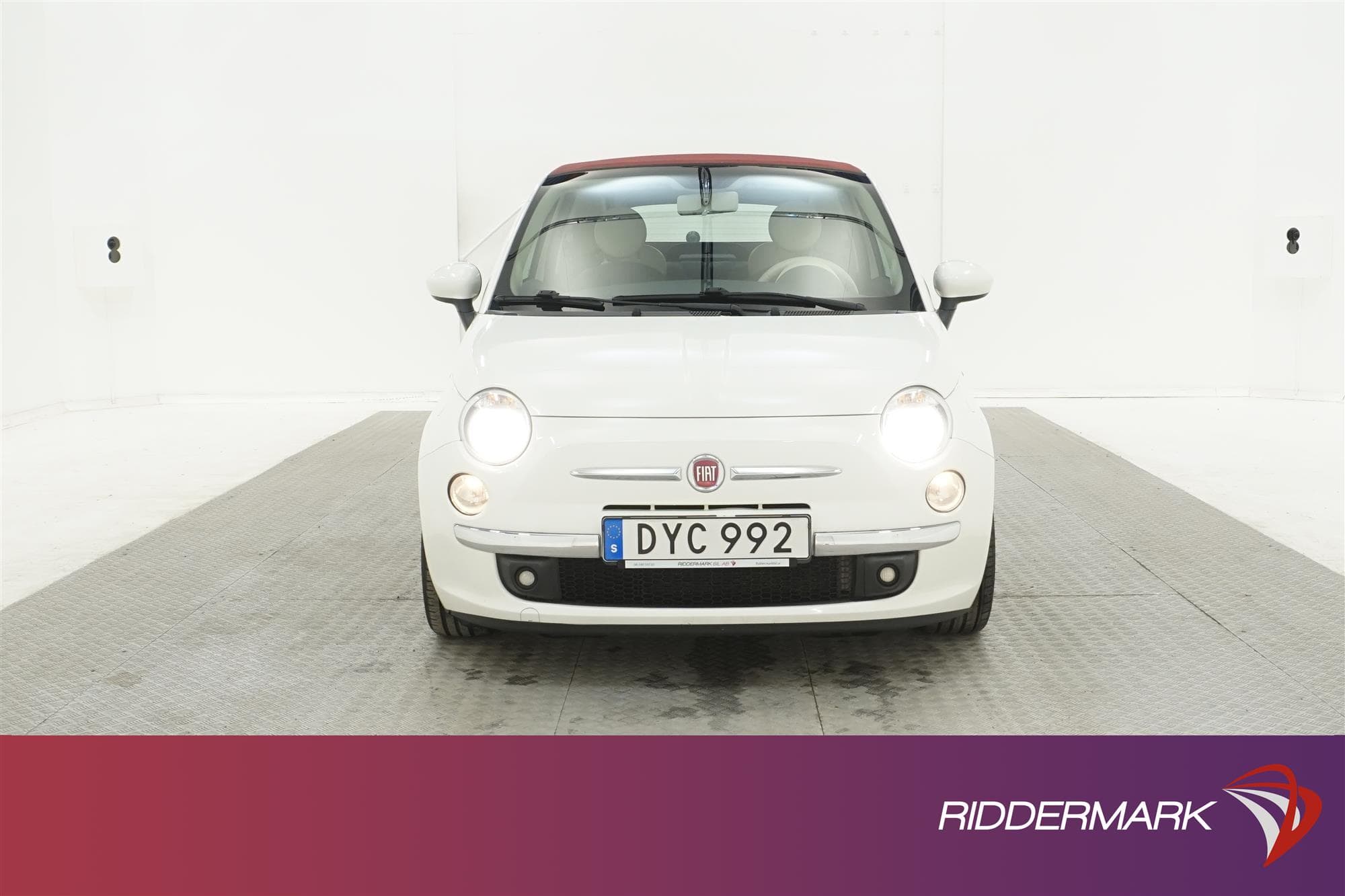 Fiat 500C 1.2 69hk Lounge Låg Skatt 0,48L/mil