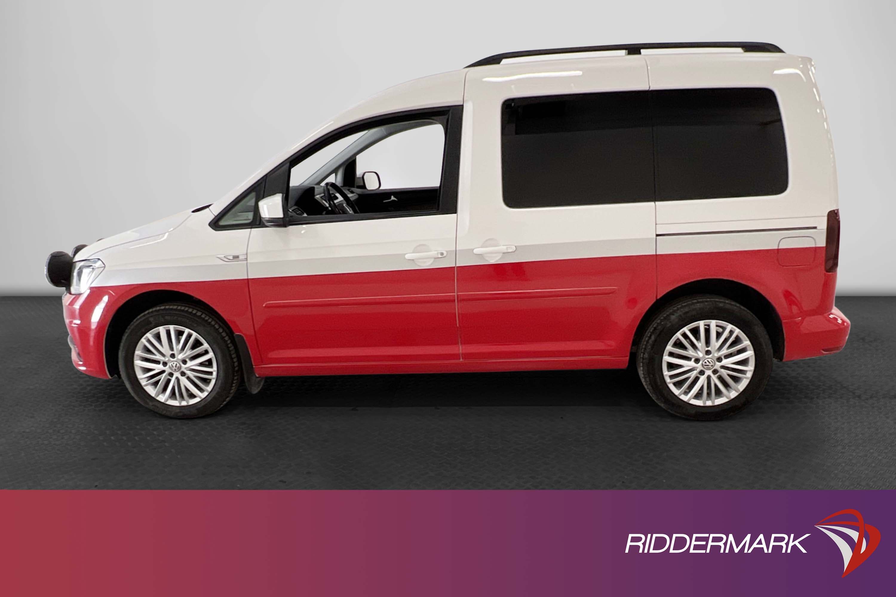 Volkswagen Caddy Life 2.0TDI DSG Värmare Dragkrok PDC Moms