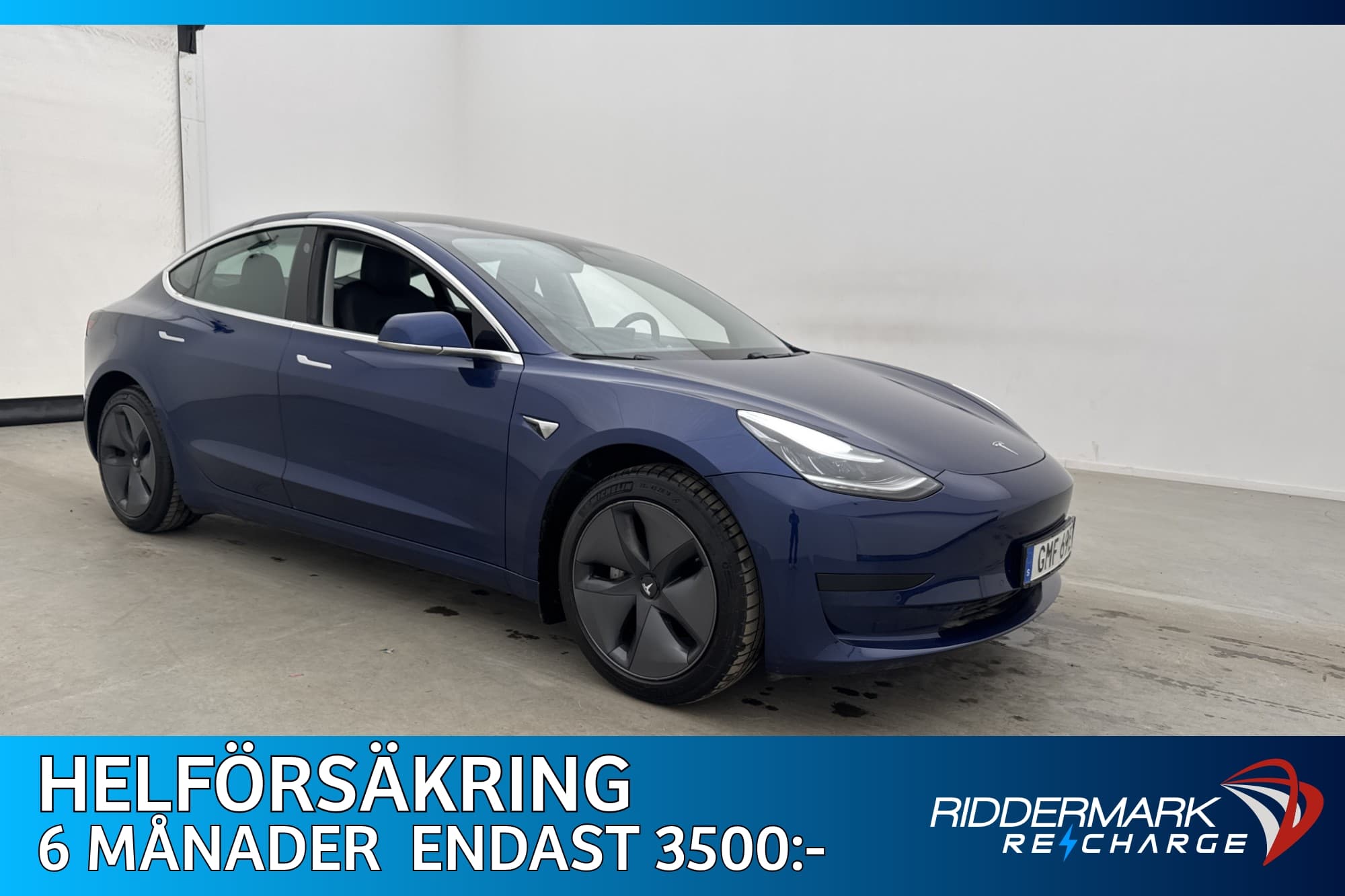 Tesla Model 3 Standard Range Plus Autopilot Svensksåld