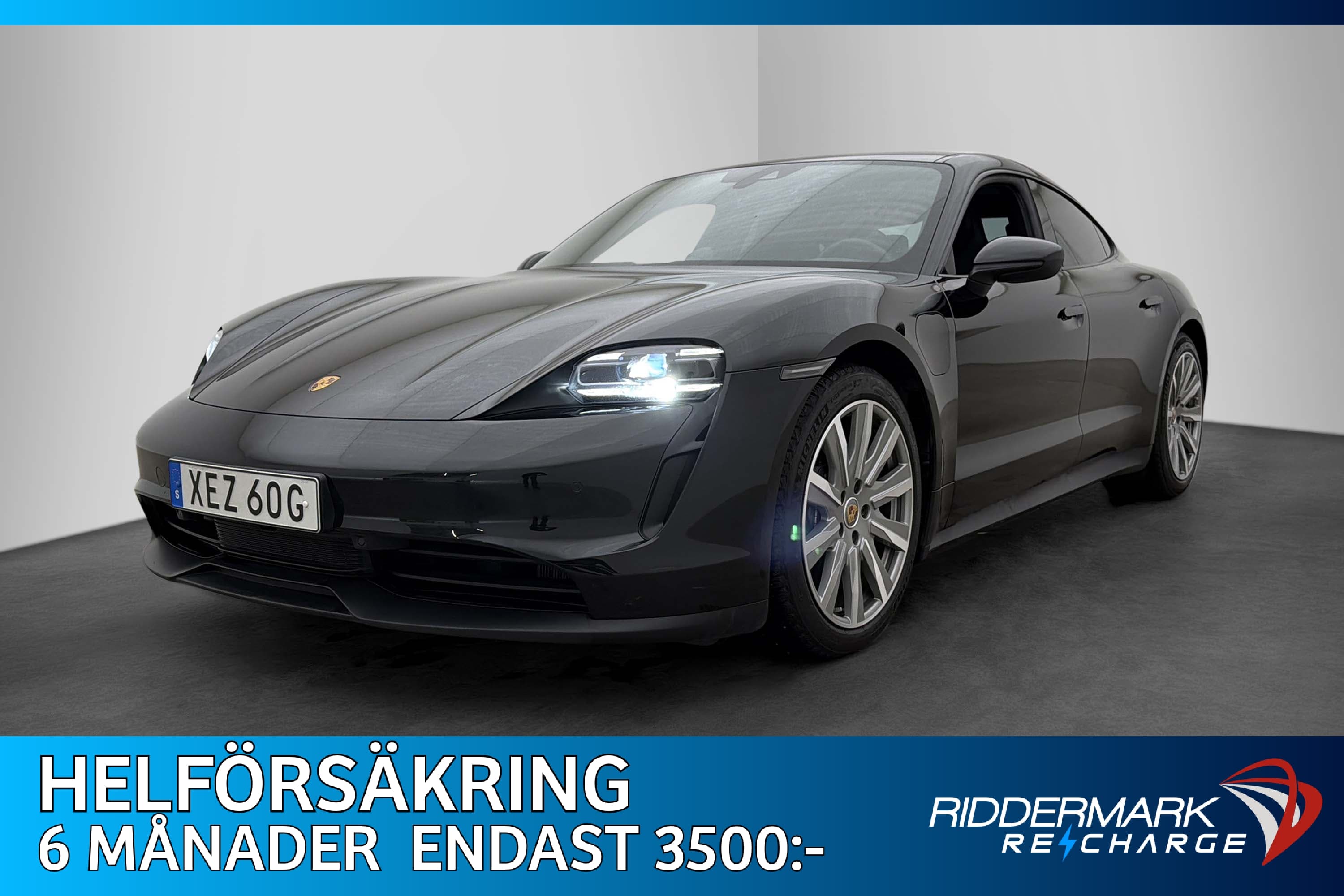 Porsche Taycan Direct Drive 381hk Pano Sport Chrono B-Kamera