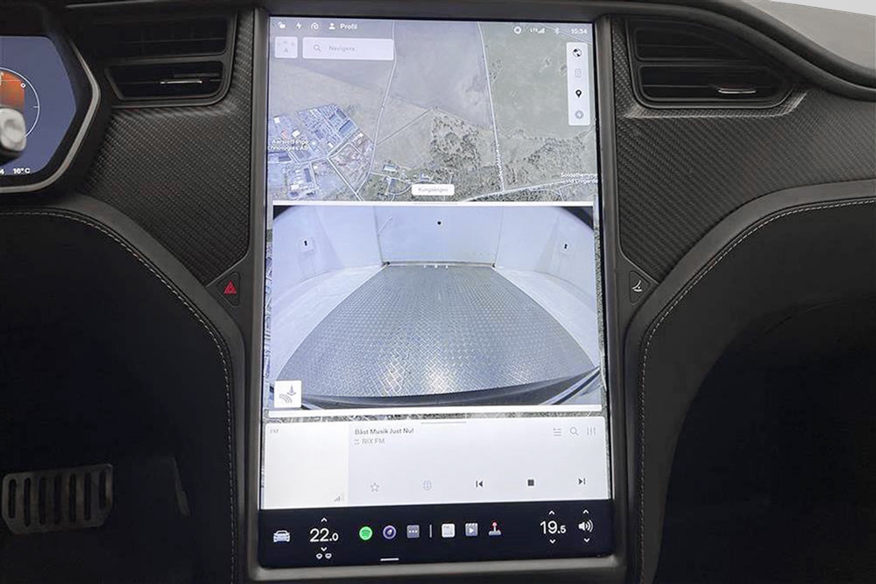 Tesla Model S Performance AWD 761hk Panoramatak Luftfjädringinteriör